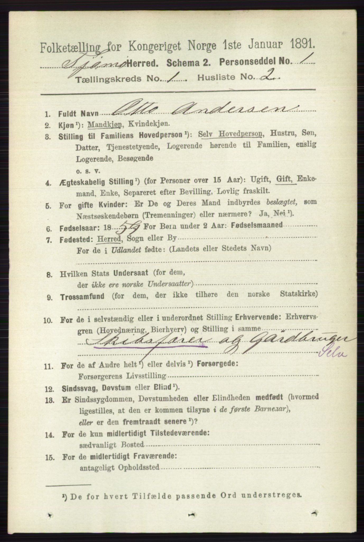 RA, 1891 census for 0723 Tjøme, 1891, p. 79