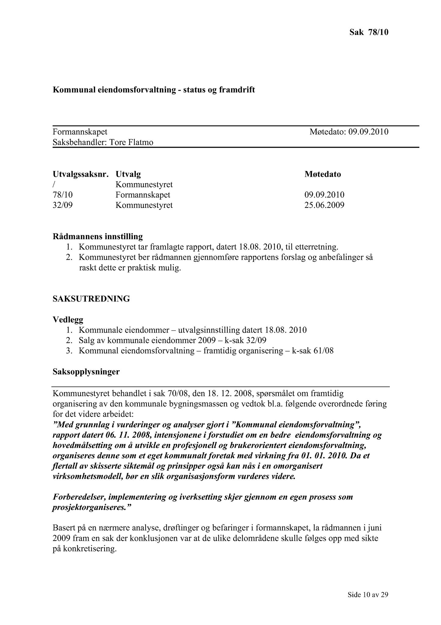 Klæbu Kommune, TRKO/KK/02-FS/L003: Formannsskapet - Møtedokumenter, 2010, p. 1637