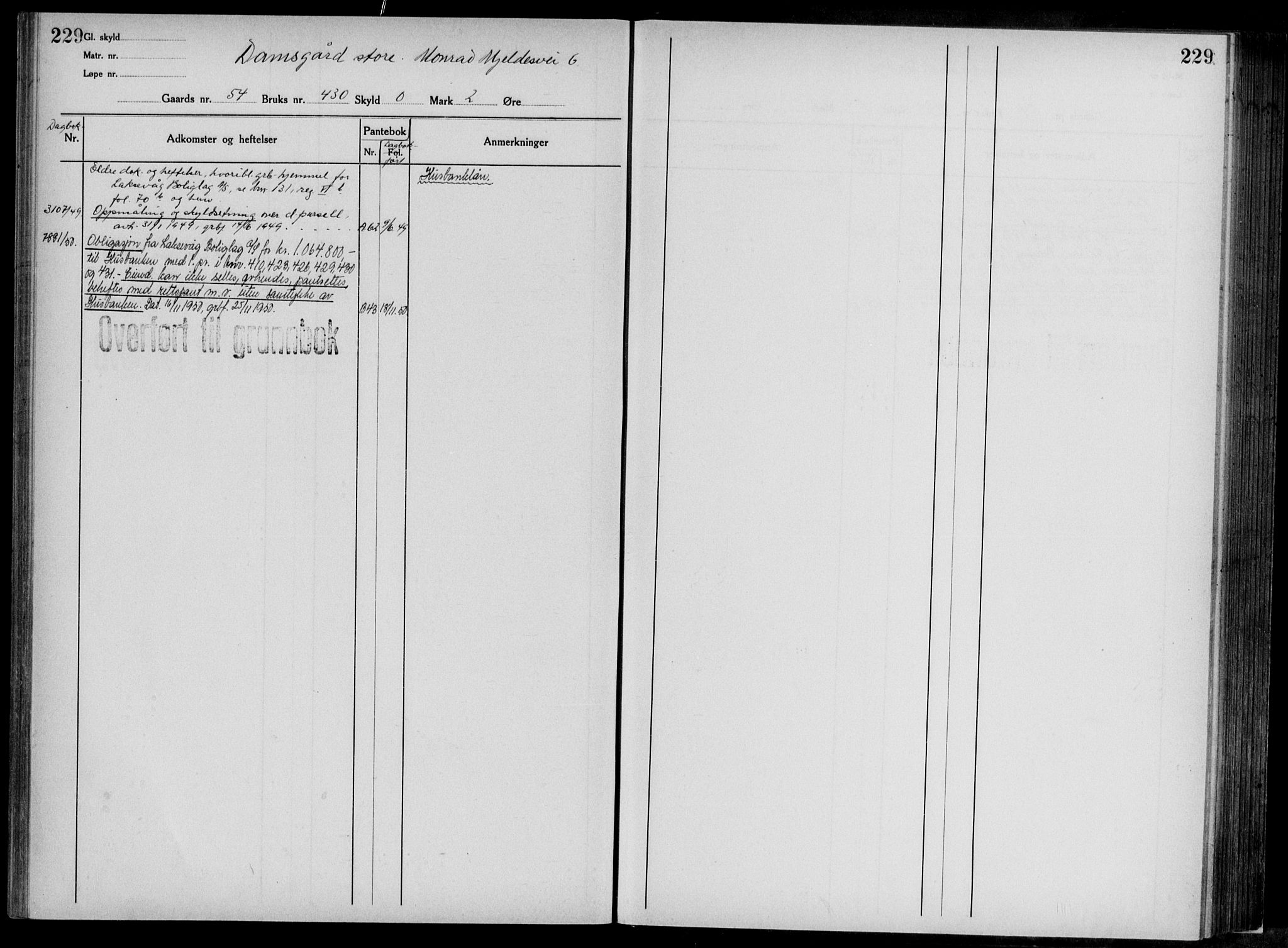 Midhordland sorenskriveri, AV/SAB-A-3001/1/G/Ga/Gab/L0117: Mortgage register no. II.A.b.117, p. 229