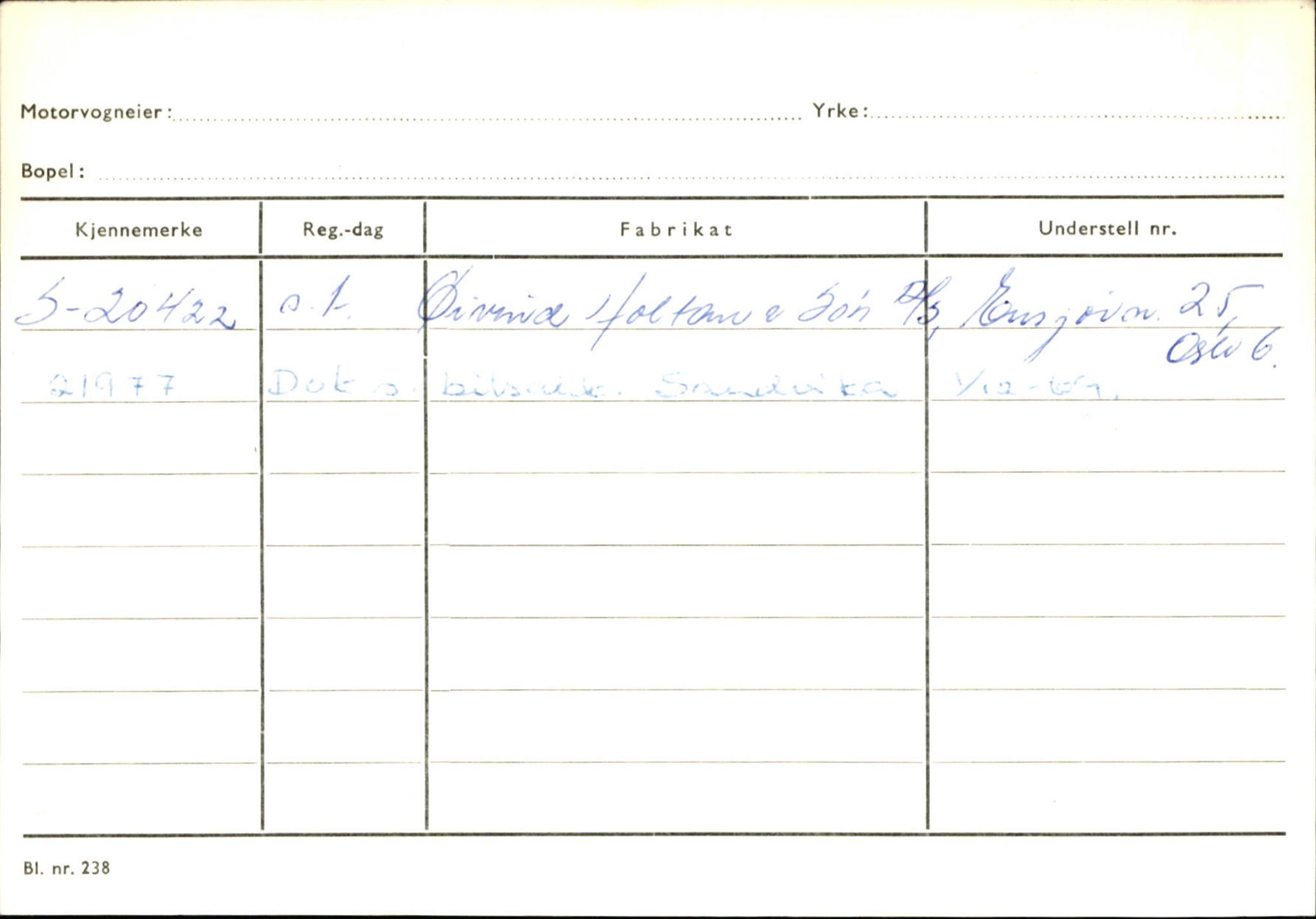 Statens vegvesen, Sogn og Fjordane vegkontor, AV/SAB-A-5301/4/F/L0125: Eigarregister Sogndal V-Å. Aurland A-Å. Fjaler A-N, 1945-1975, p. 622