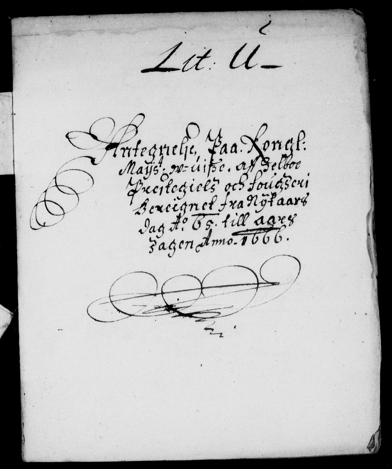 Rentekammeret inntil 1814, Reviderte regnskaper, Stiftamtstueregnskaper, Trondheim stiftamt og Nordland amt, RA/EA-6044/R/Rd/L0012: Trondheim stiftamt, 1665