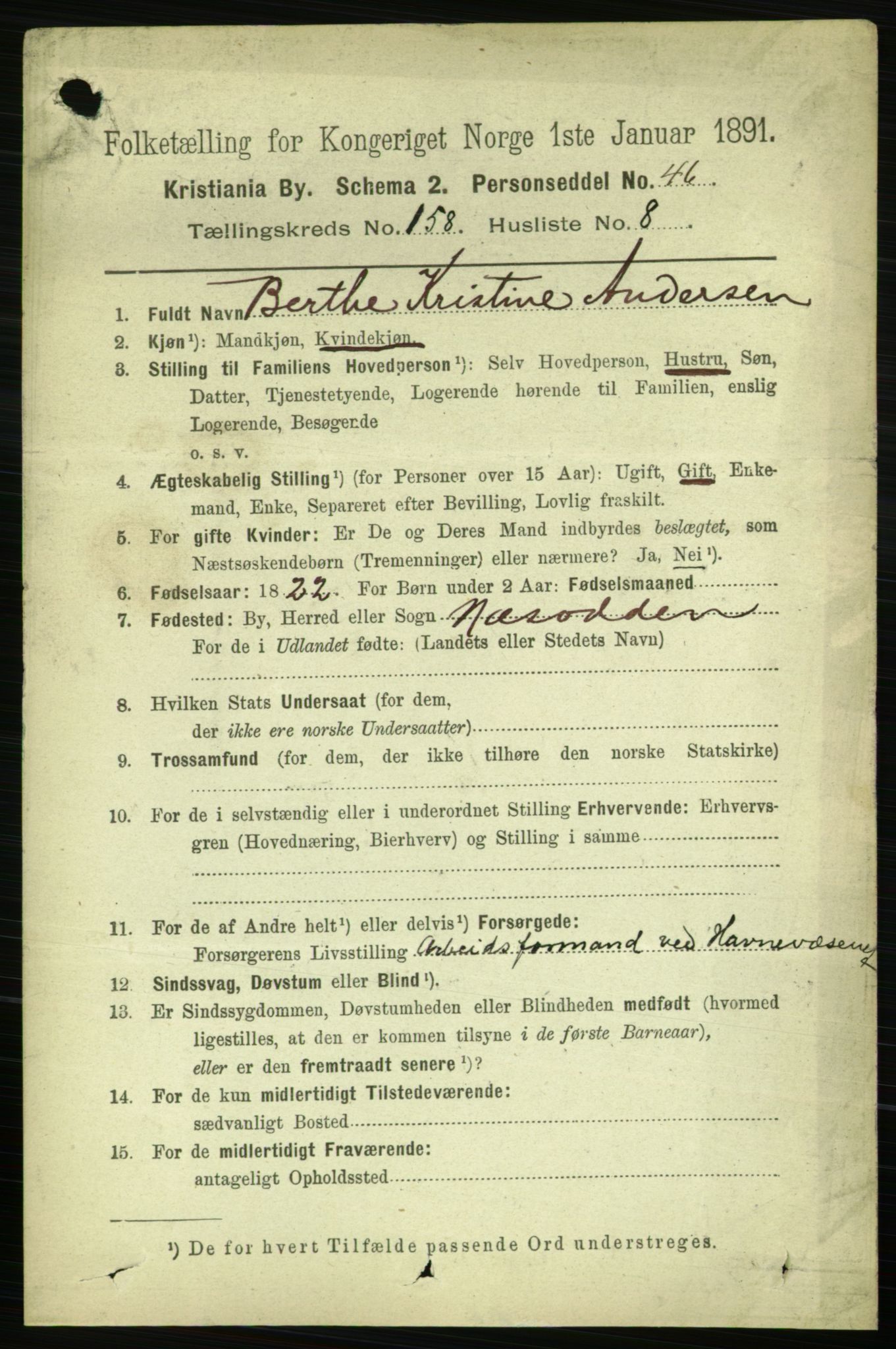 RA, 1891 census for 0301 Kristiania, 1891, p. 89959