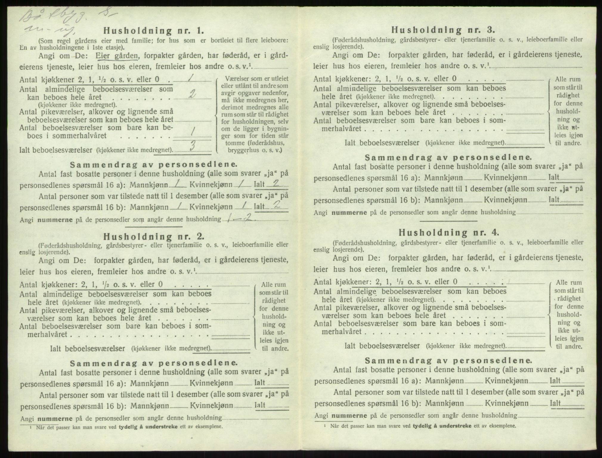 SAB, 1920 census for Sogndal, 1920, p. 1178