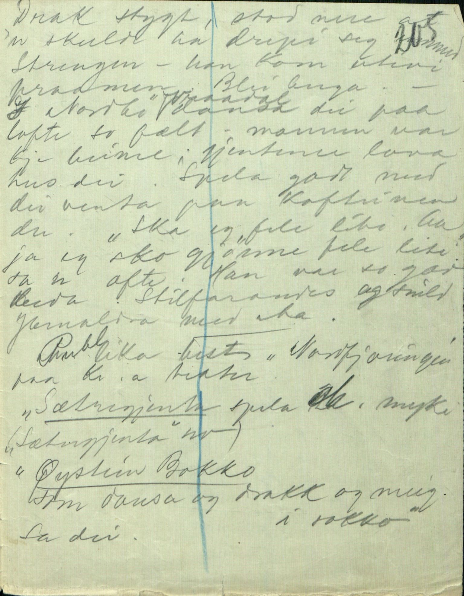 Rikard Berge, TEMU/TGM-A-1003/F/L0005/0002: 160-200 / 161 Oppskrifter av Rikard Berge, Aanund Olsnes m.fl. , 1905-1929, p. 205