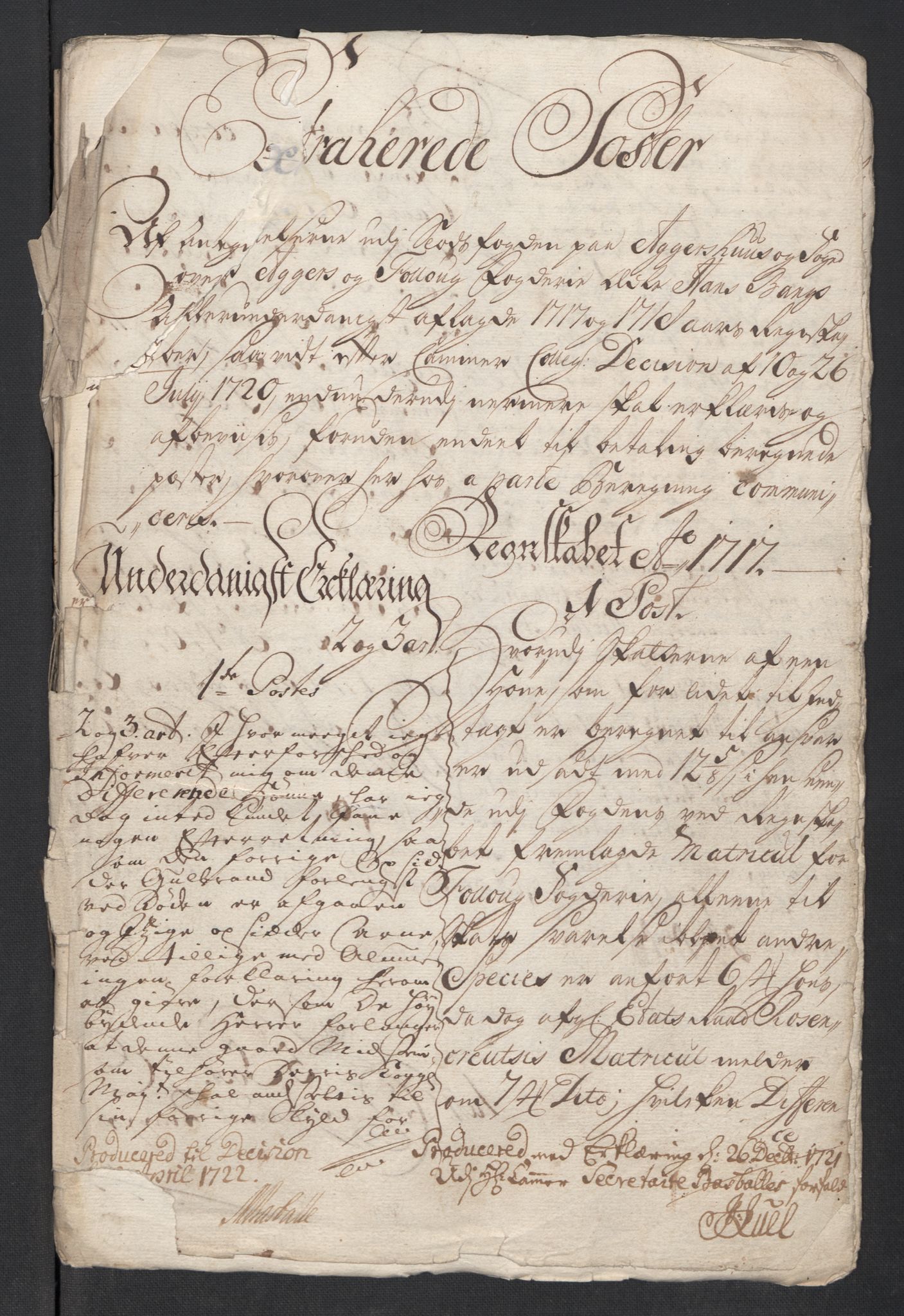 Rentekammeret inntil 1814, Reviderte regnskaper, Fogderegnskap, RA/EA-4092/R10/L0456: Fogderegnskap Aker og Follo, 1718, p. 511