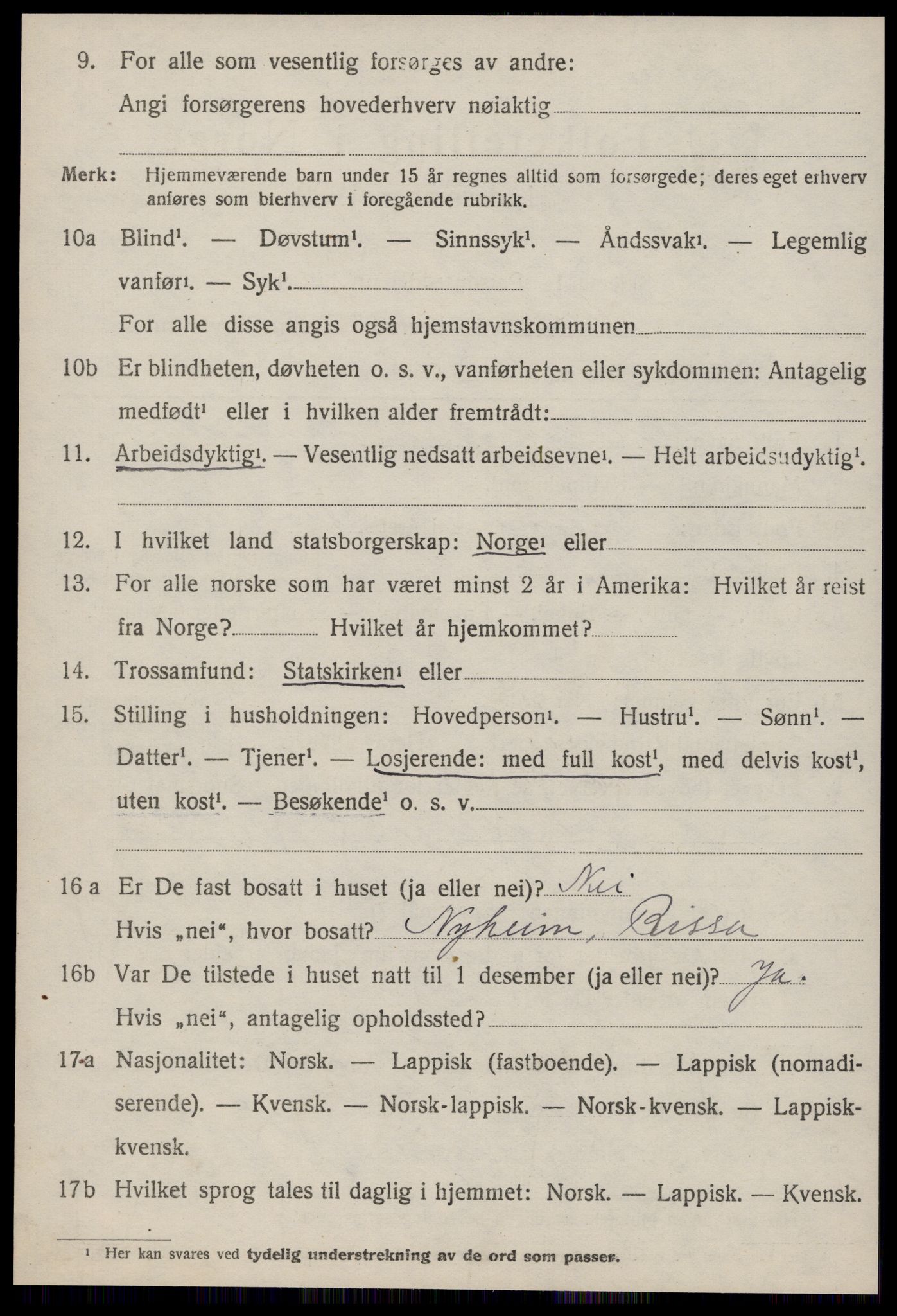 SAT, 1920 census for Rissa, 1920, p. 2504