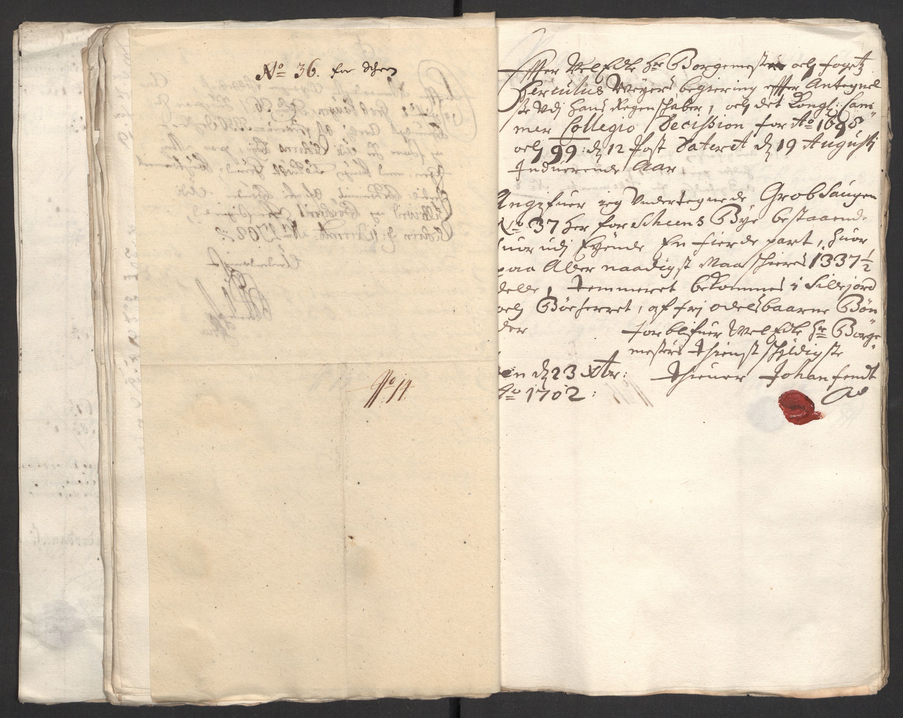 Rentekammeret inntil 1814, Reviderte regnskaper, Fogderegnskap, AV/RA-EA-4092/R36/L2107: Fogderegnskap Øvre og Nedre Telemark og Bamble, 1702, p. 24