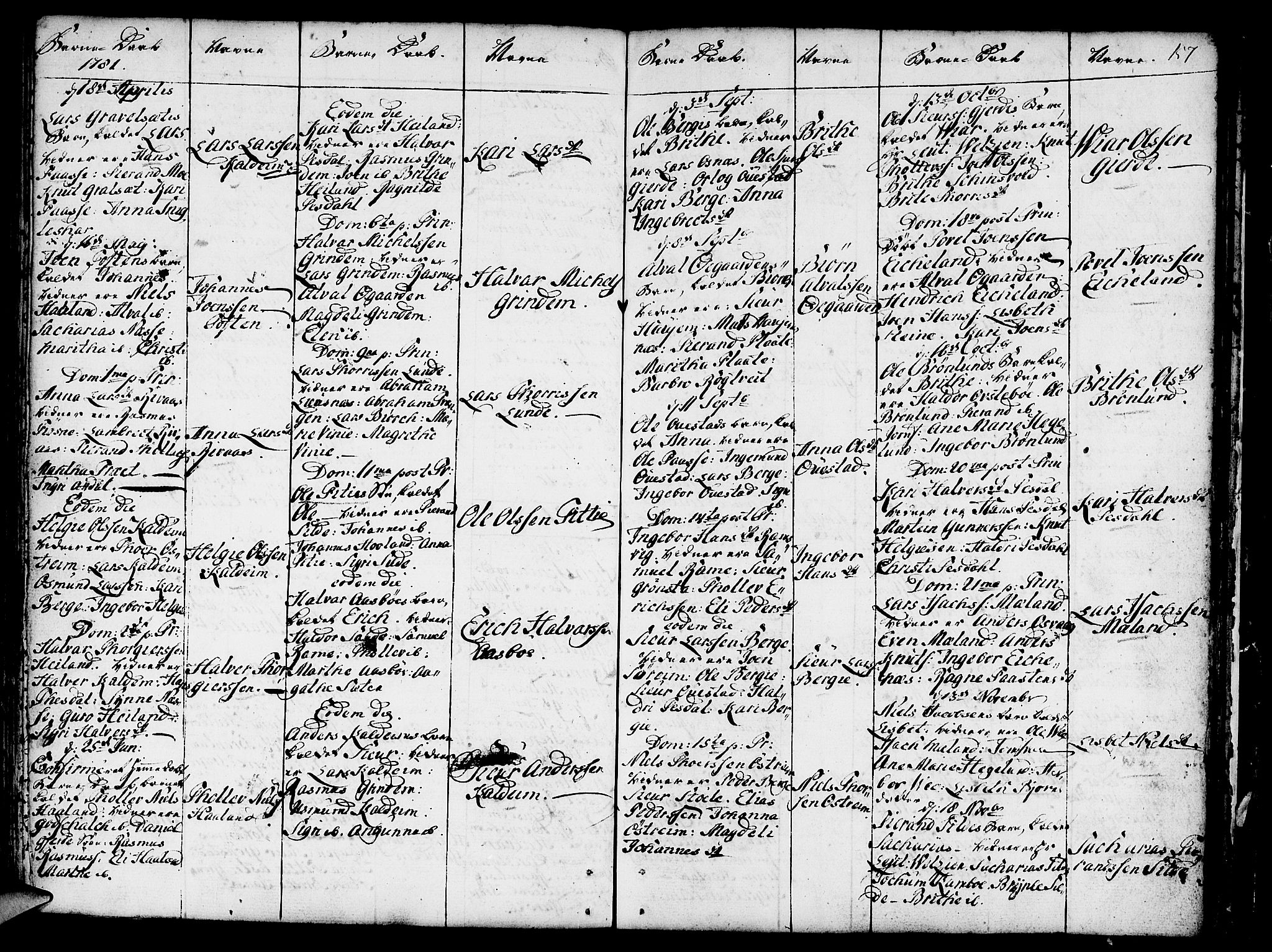 Etne sokneprestembete, SAB/A-75001/H/Haa: Parish register (official) no. A 3 /2, 1755-1782, p. 157