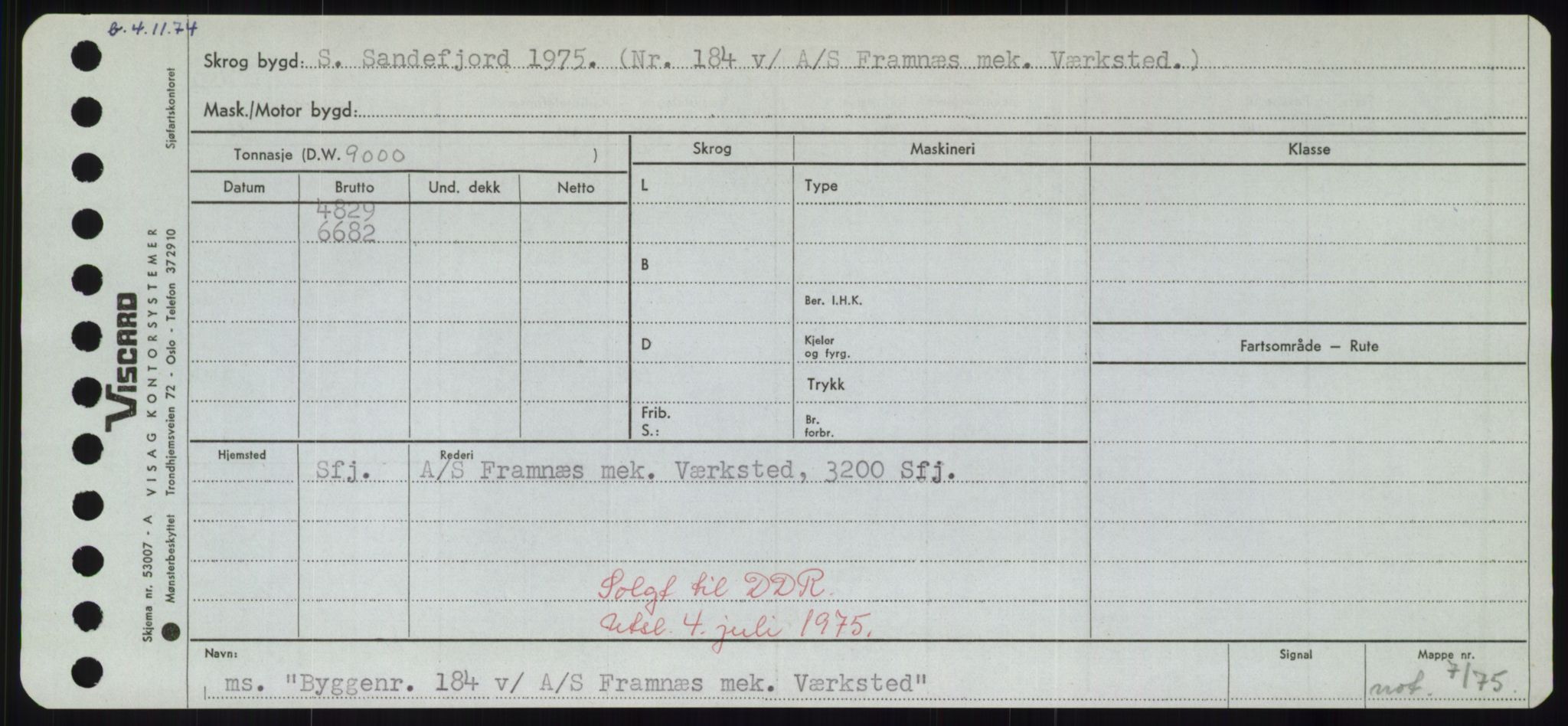 Sjøfartsdirektoratet med forløpere, Skipsmålingen, AV/RA-S-1627/H/Hd/L0006: Fartøy, Byg-Båt, p. 279