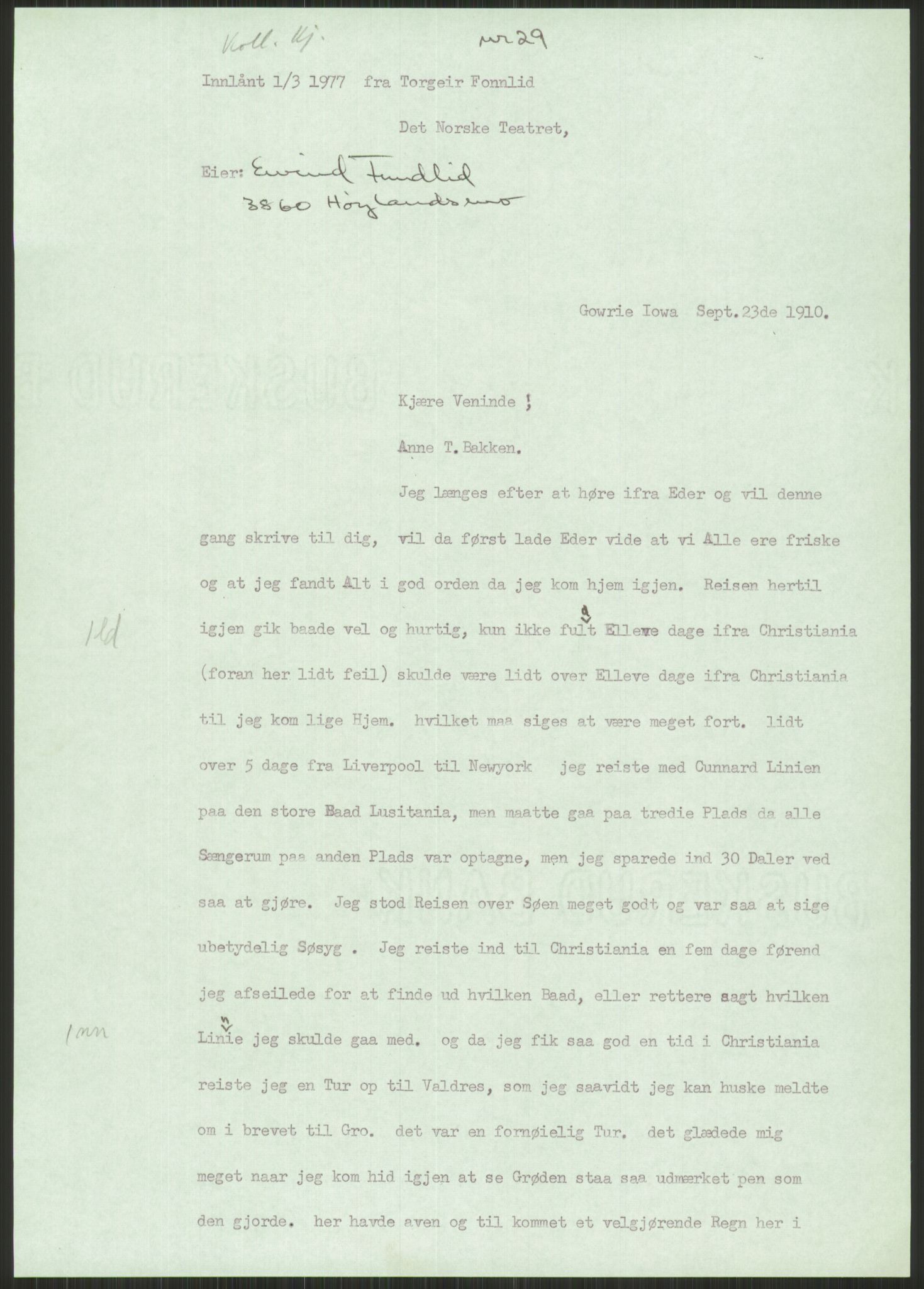 Samlinger til kildeutgivelse, Amerikabrevene, AV/RA-EA-4057/F/L0023: Innlån fra Telemark: Fonnlid, 1838-1914, p. 221