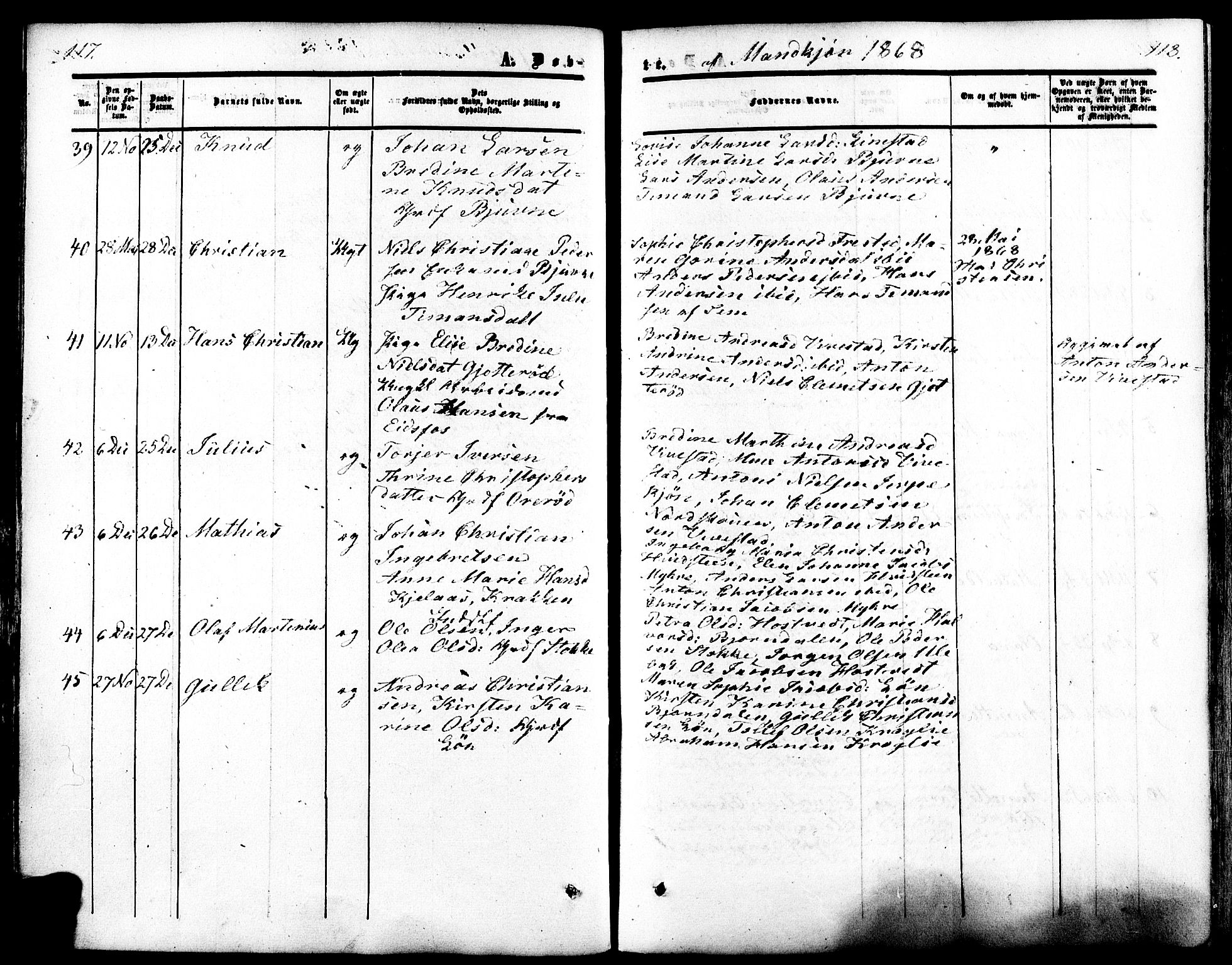 Ramnes kirkebøker, AV/SAKO-A-314/F/Fa/L0006: Parish register (official) no. I 6, 1862-1877, p. 117-118