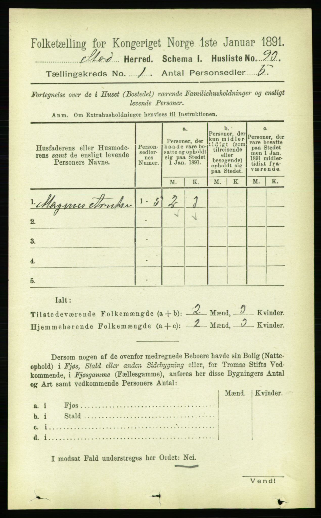 RA, 1891 census for 1734 Stod, 1891, p. 115