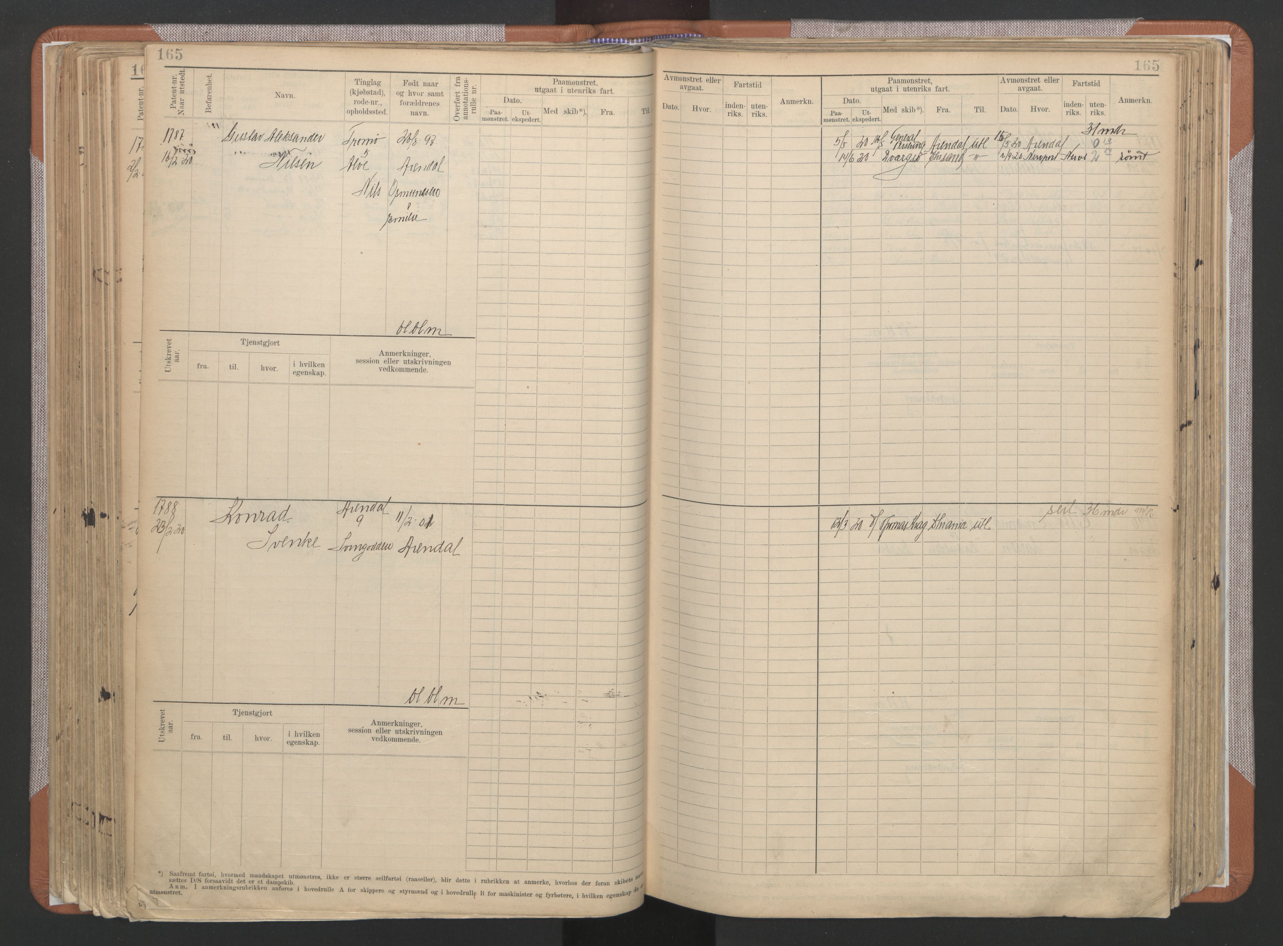 Arendal mønstringskrets, AV/SAK-2031-0012/F/Fb/L0022: Hovedrulle A nr 1466-2242, S-20, 1914-1930, p. 173