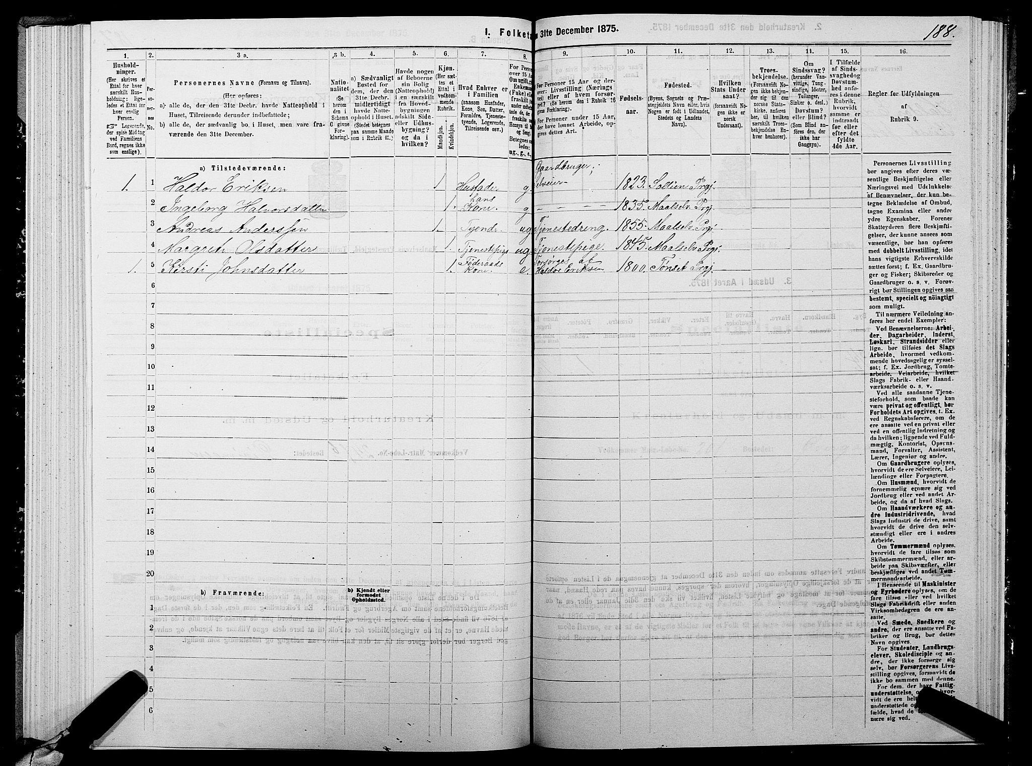 SATØ, 1875 census for 1924P Målselv, 1875, p. 3188