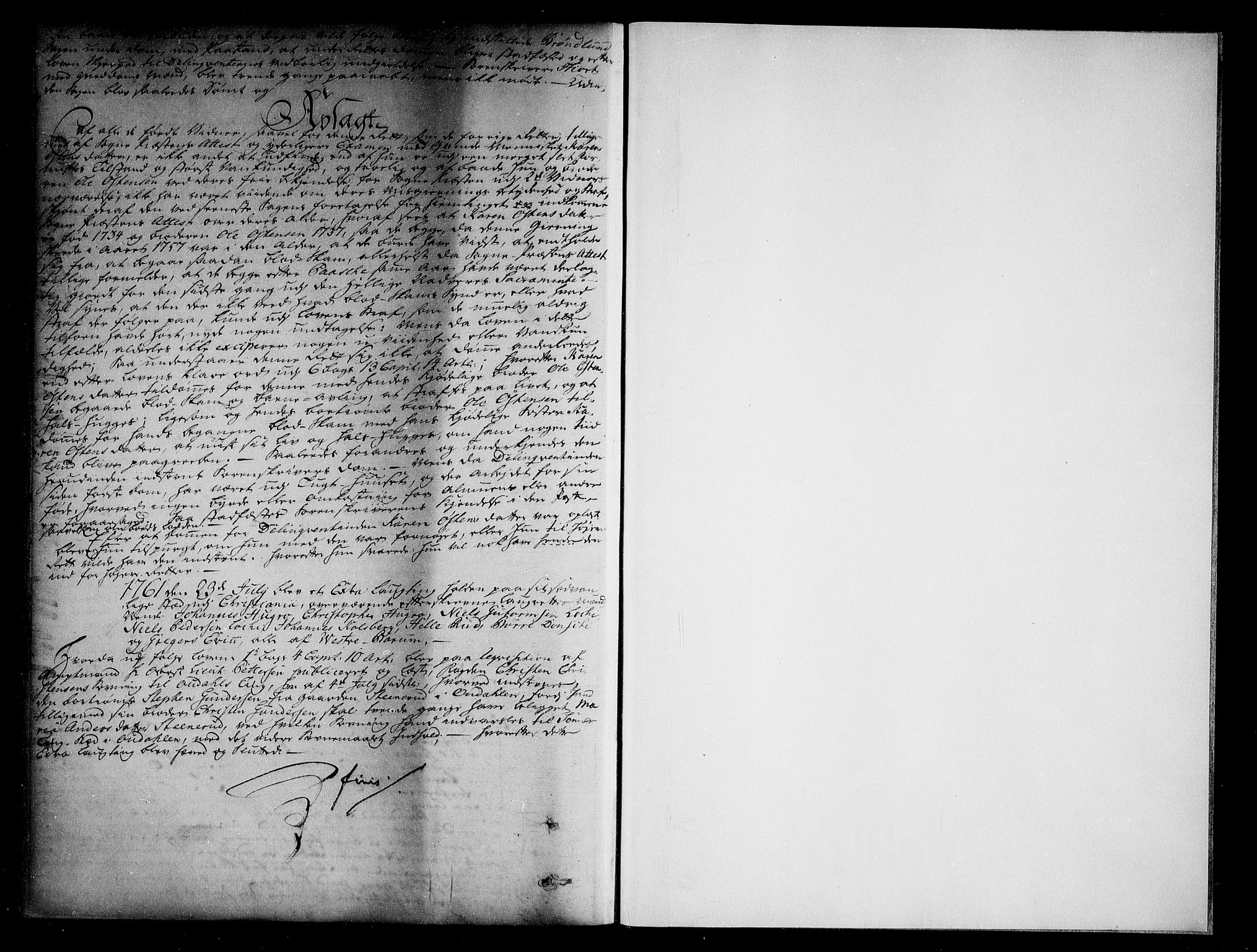 Christiania lagting, AV/SAO-A-11131/F/Fa/L0013: Tingbok, 1738-1761, p. 320b