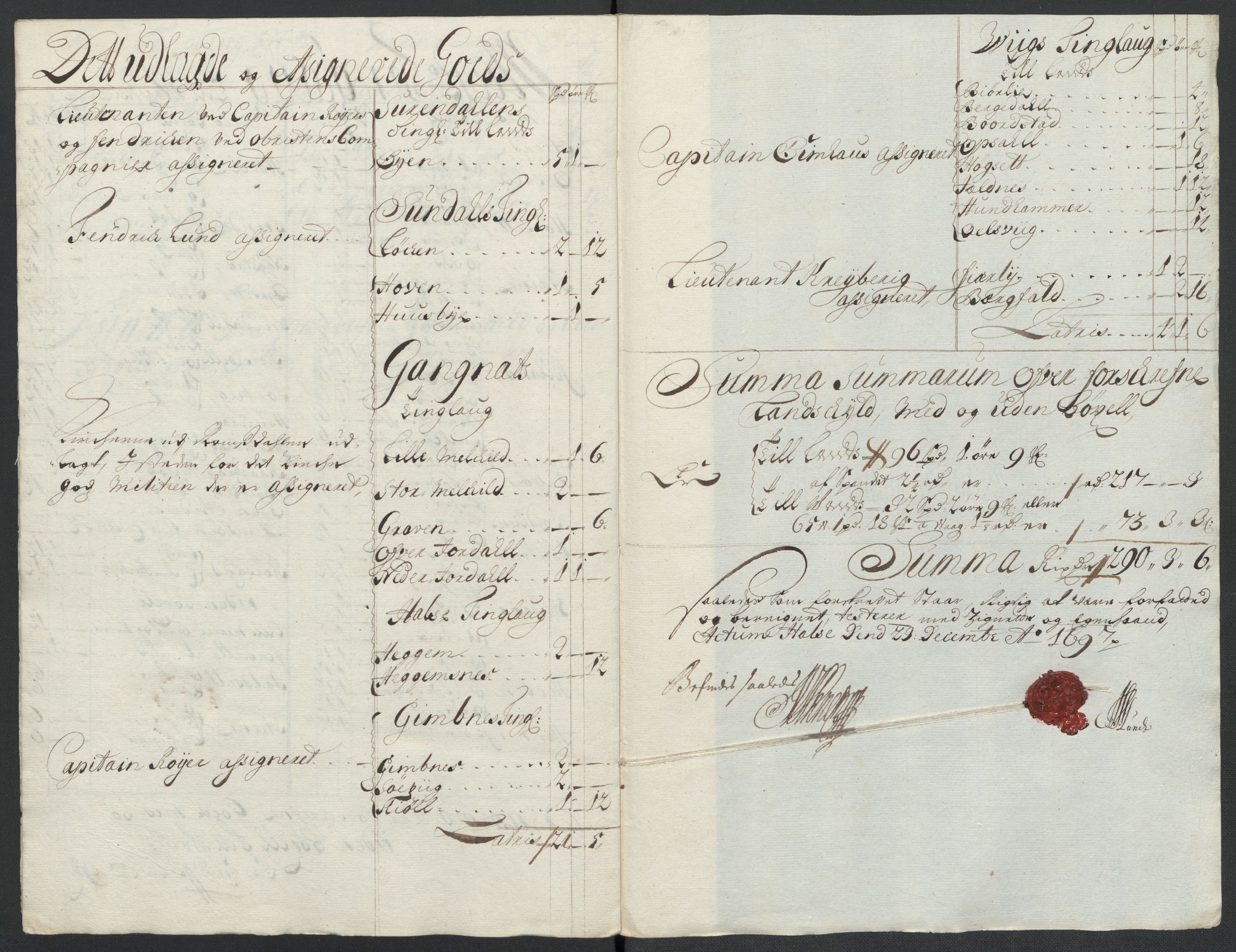 Rentekammeret inntil 1814, Reviderte regnskaper, Fogderegnskap, RA/EA-4092/R56/L3737: Fogderegnskap Nordmøre, 1697-1698, p. 100