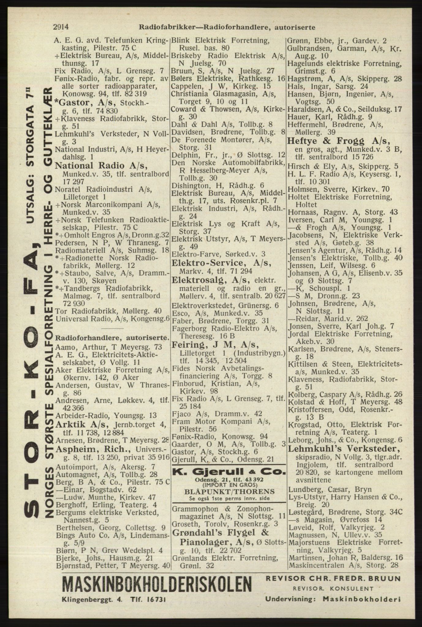 Kristiania/Oslo adressebok, PUBL/-, 1940, p. 2864