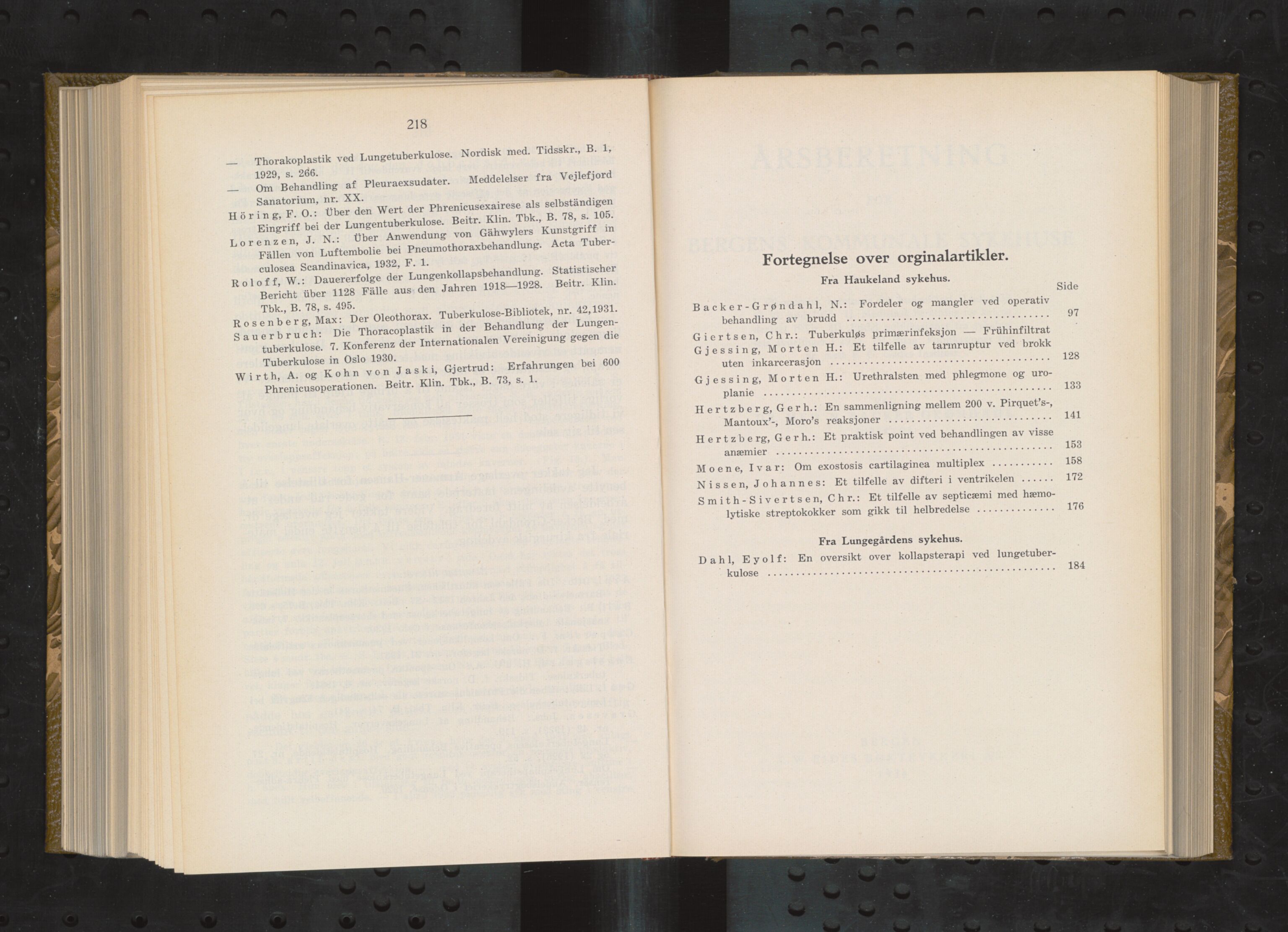 Haukeland Sykehus, Direktøren, BBA/A-2050.04/Æa/L0004: Årsberetninger 1929-1933, 1929-1933, p. 348