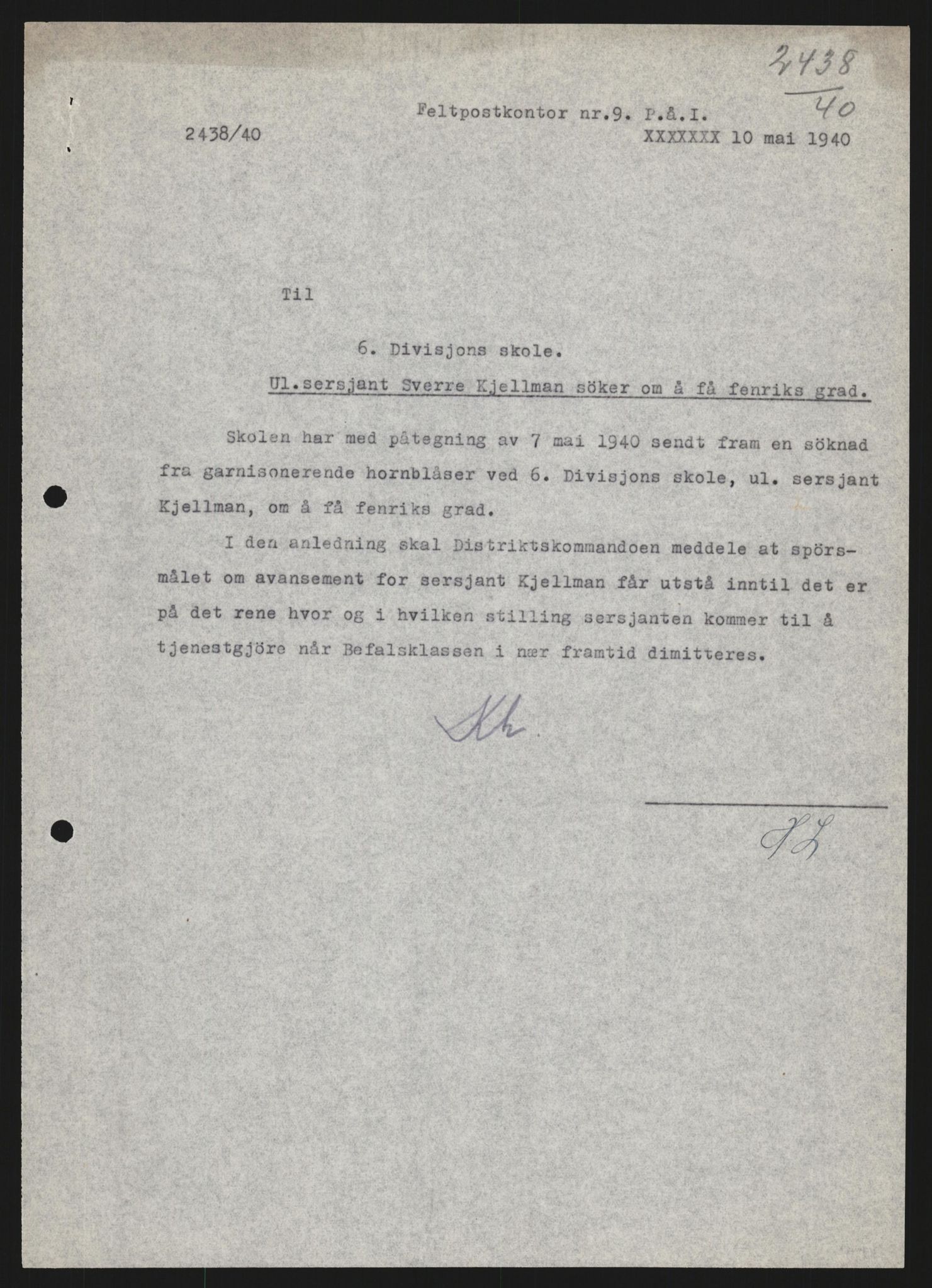 Forsvaret, Forsvarets krigshistoriske avdeling, AV/RA-RAFA-2017/Y/Yb/L0123: II-C-11-600  -  6. Divisjon med avdelinger, 1940, p. 451