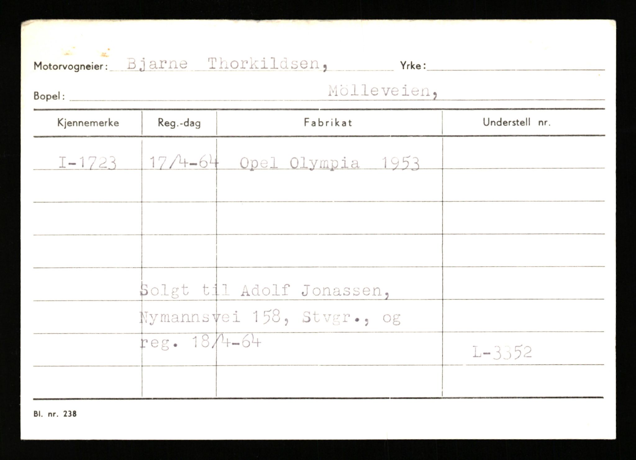 Stavanger trafikkstasjon, AV/SAST-A-101942/0/G/L0001: Registreringsnummer: 0 - 5782, 1930-1971, p. 1207