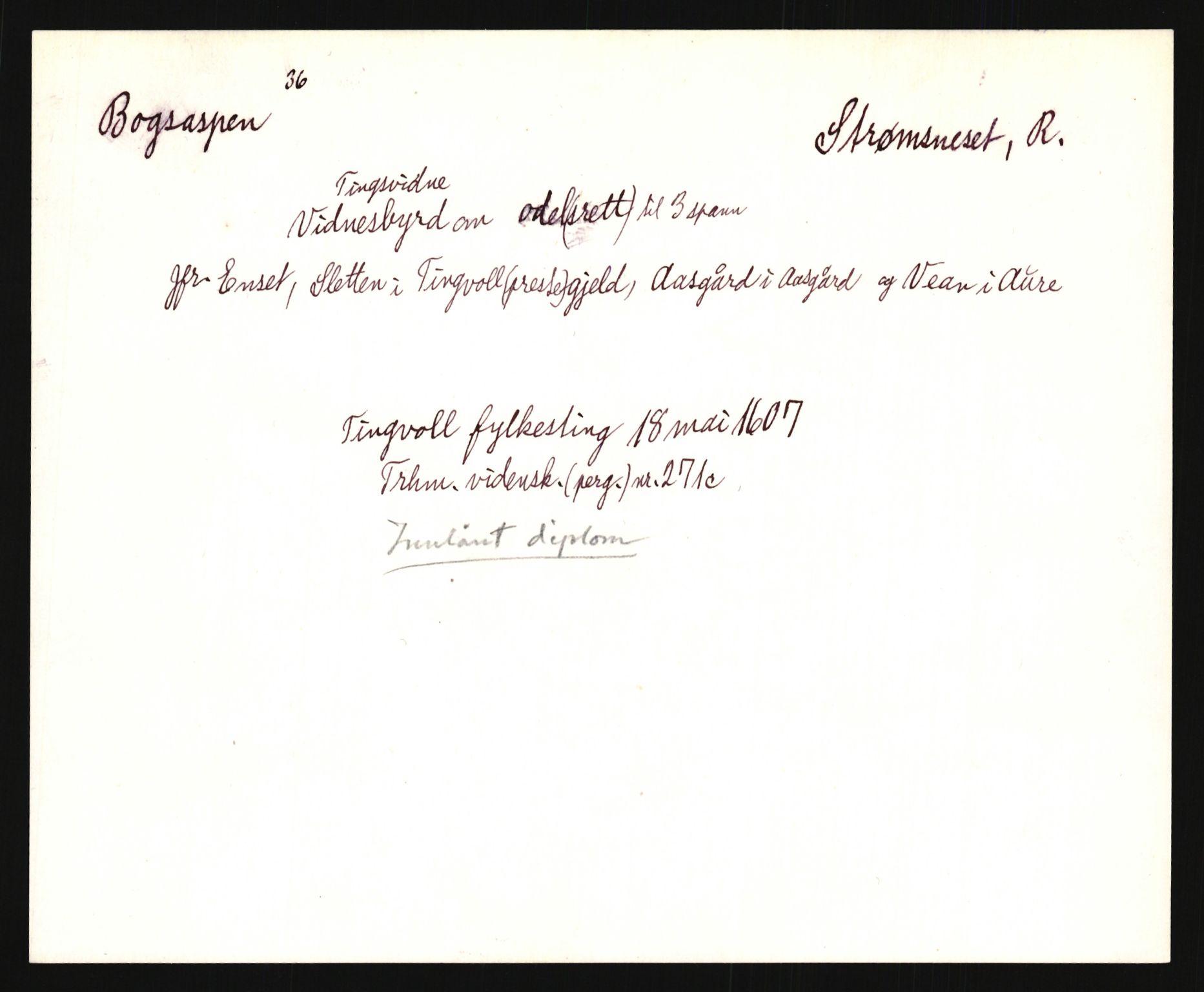 Riksarkivets diplomsamling, AV/RA-EA-5965/F35/F35e/L0031: Registreringssedler Møre og Romsdal, 1400-1700, p. 587