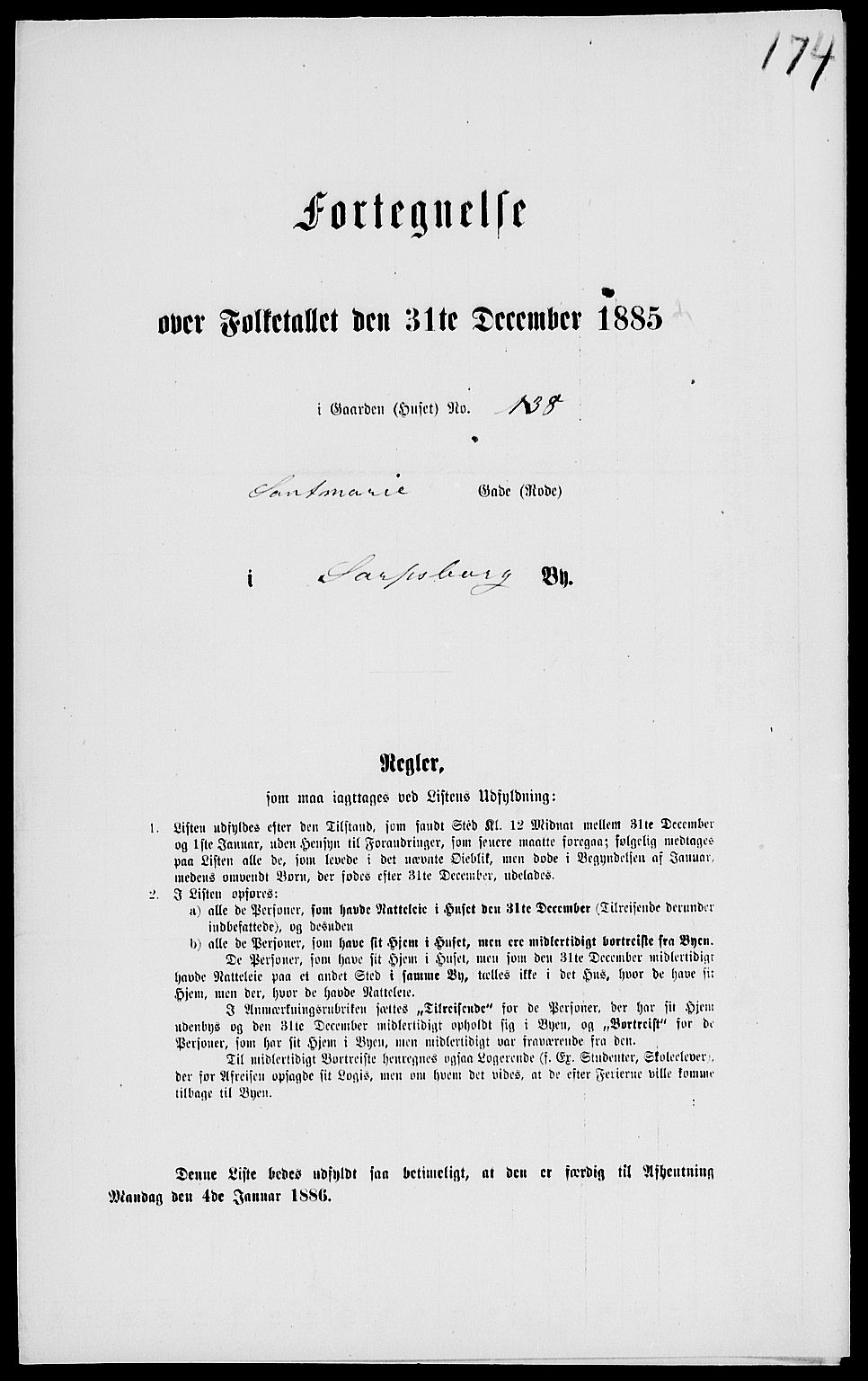 RA, 1885 census for 0102 Sarpsborg, 1885, p. 348