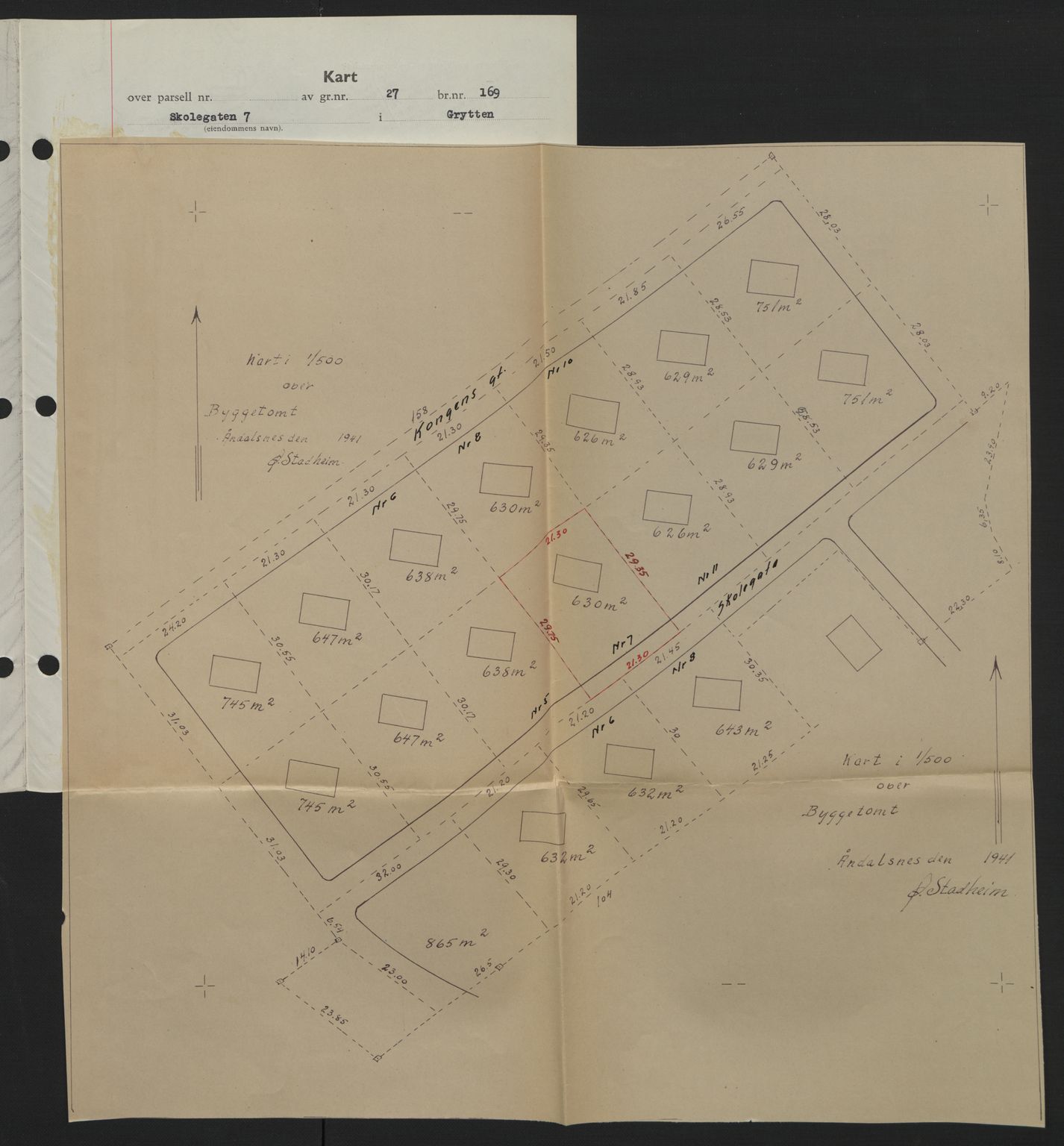 Romsdal sorenskriveri, AV/SAT-A-4149/1/2/2C: Mortgage book no. A10, 1941-1941, Diary no: : 1577/1941