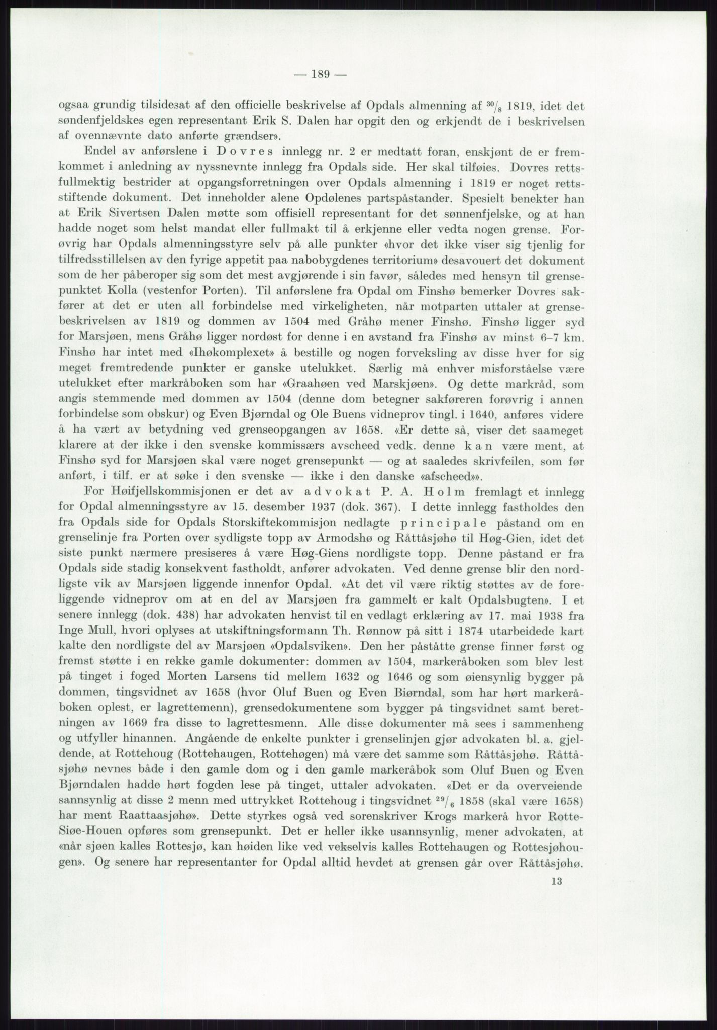 Høyfjellskommisjonen, AV/RA-S-1546/X/Xa/L0001: Nr. 1-33, 1909-1953, p. 3959