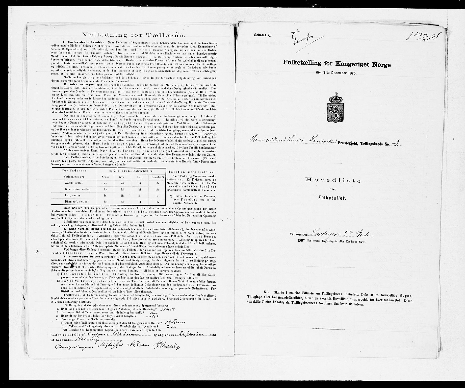 SAB, 1875 census for 1281L Bergen landdistrikt/Domkirken and Sandviken, 1875, p. 12