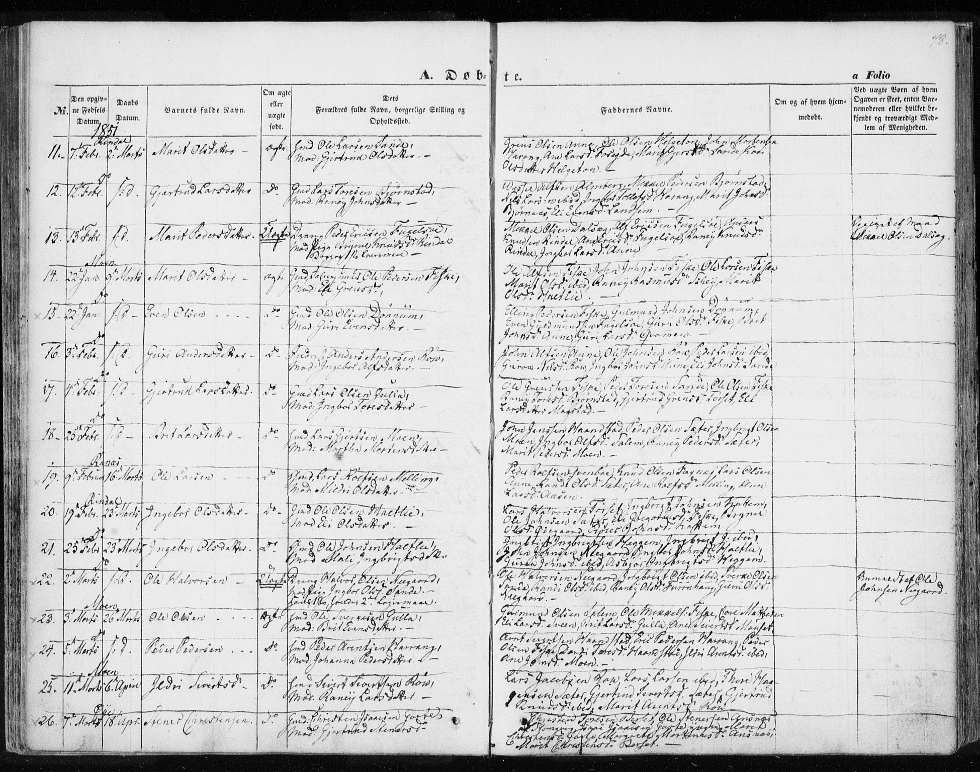 Ministerialprotokoller, klokkerbøker og fødselsregistre - Møre og Romsdal, AV/SAT-A-1454/595/L1043: Parish register (official) no. 595A05, 1843-1851, p. 78