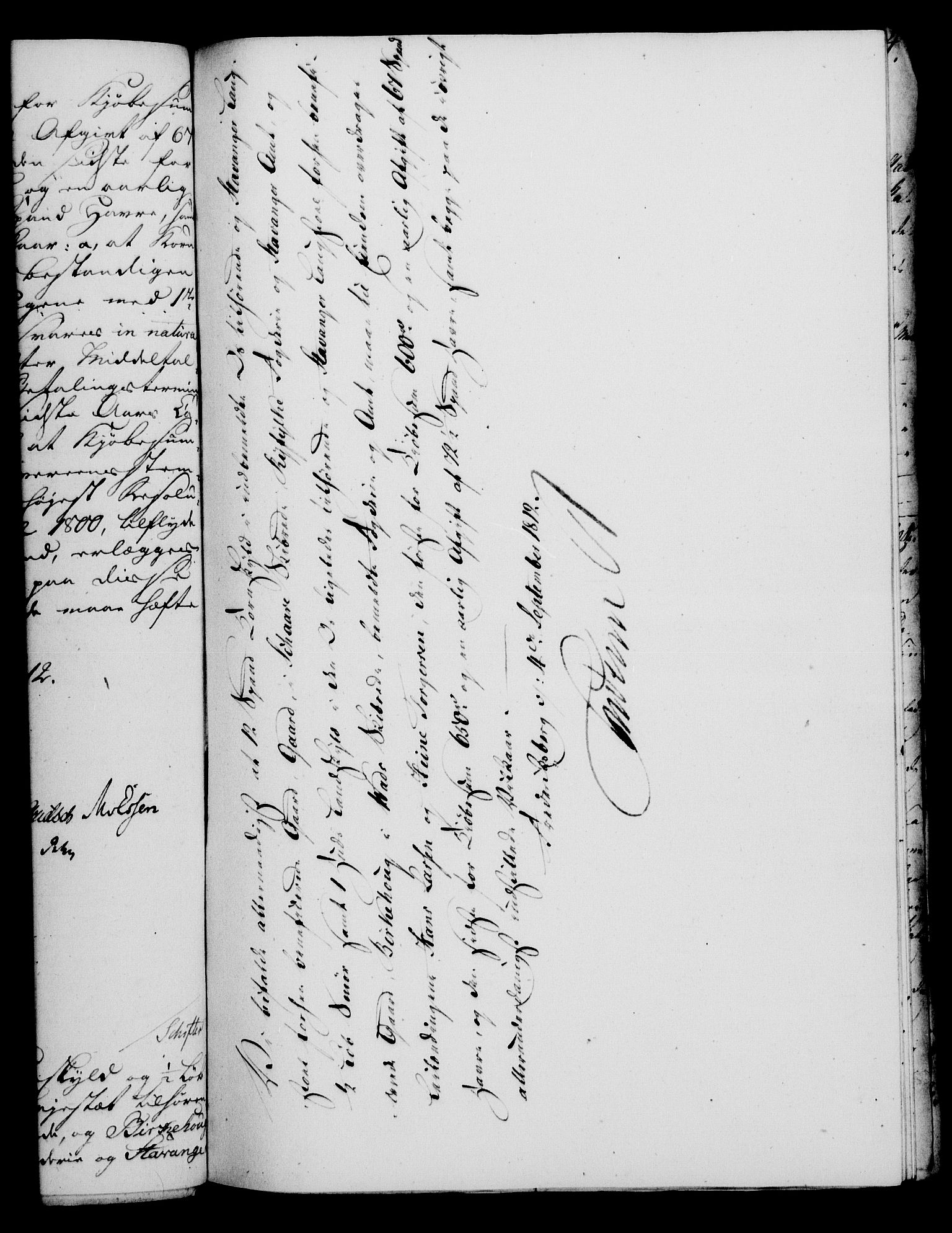 Rentekammeret, Kammerkanselliet, RA/EA-3111/G/Gf/Gfa/L0094: Norsk relasjons- og resolusjonsprotokoll (merket RK 52.94), 1812, p. 434