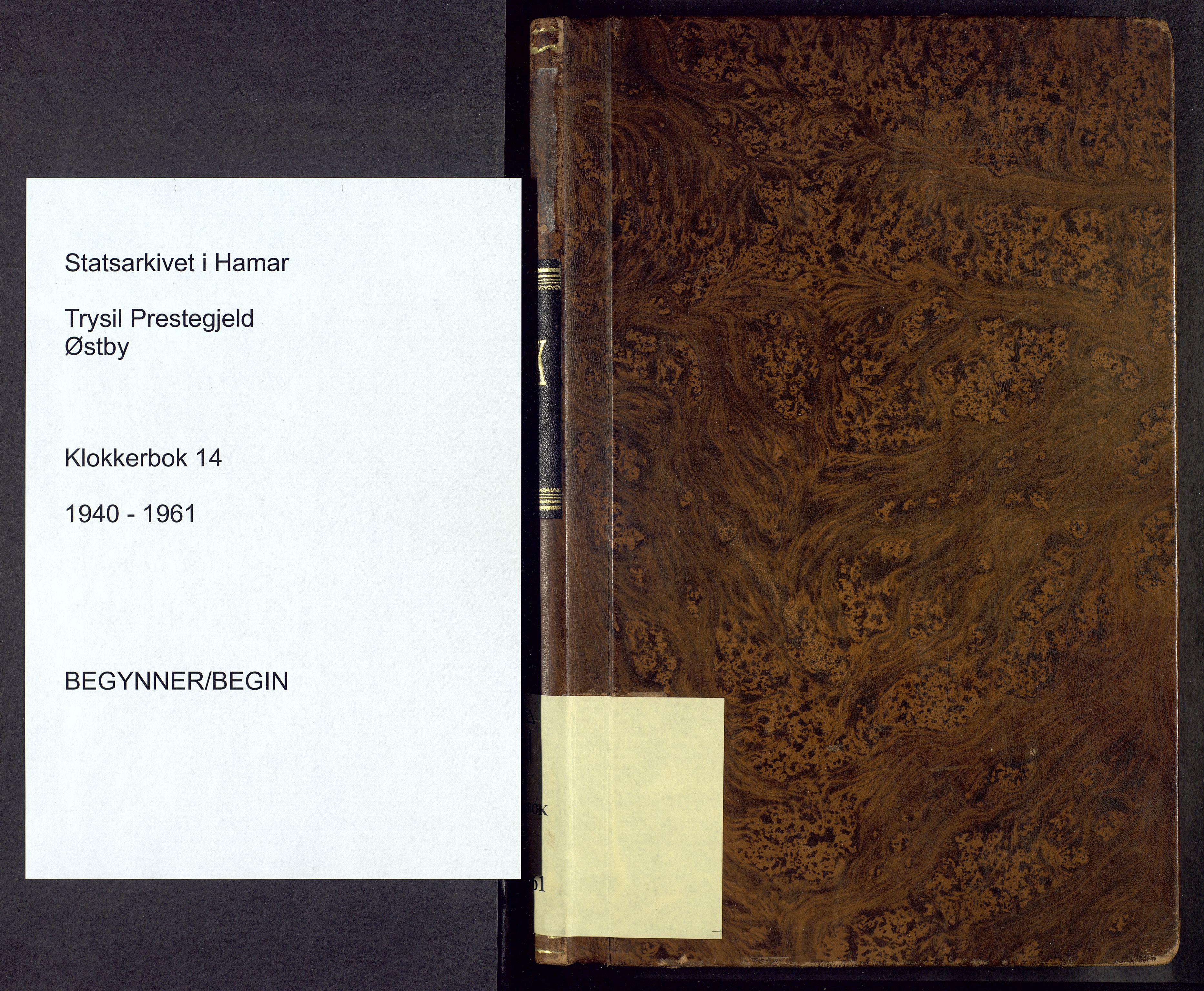 Trysil prestekontor, SAH/PREST-046/H/Ha/Hab/L0014: Parish register (copy) no. 14, 1940-1961