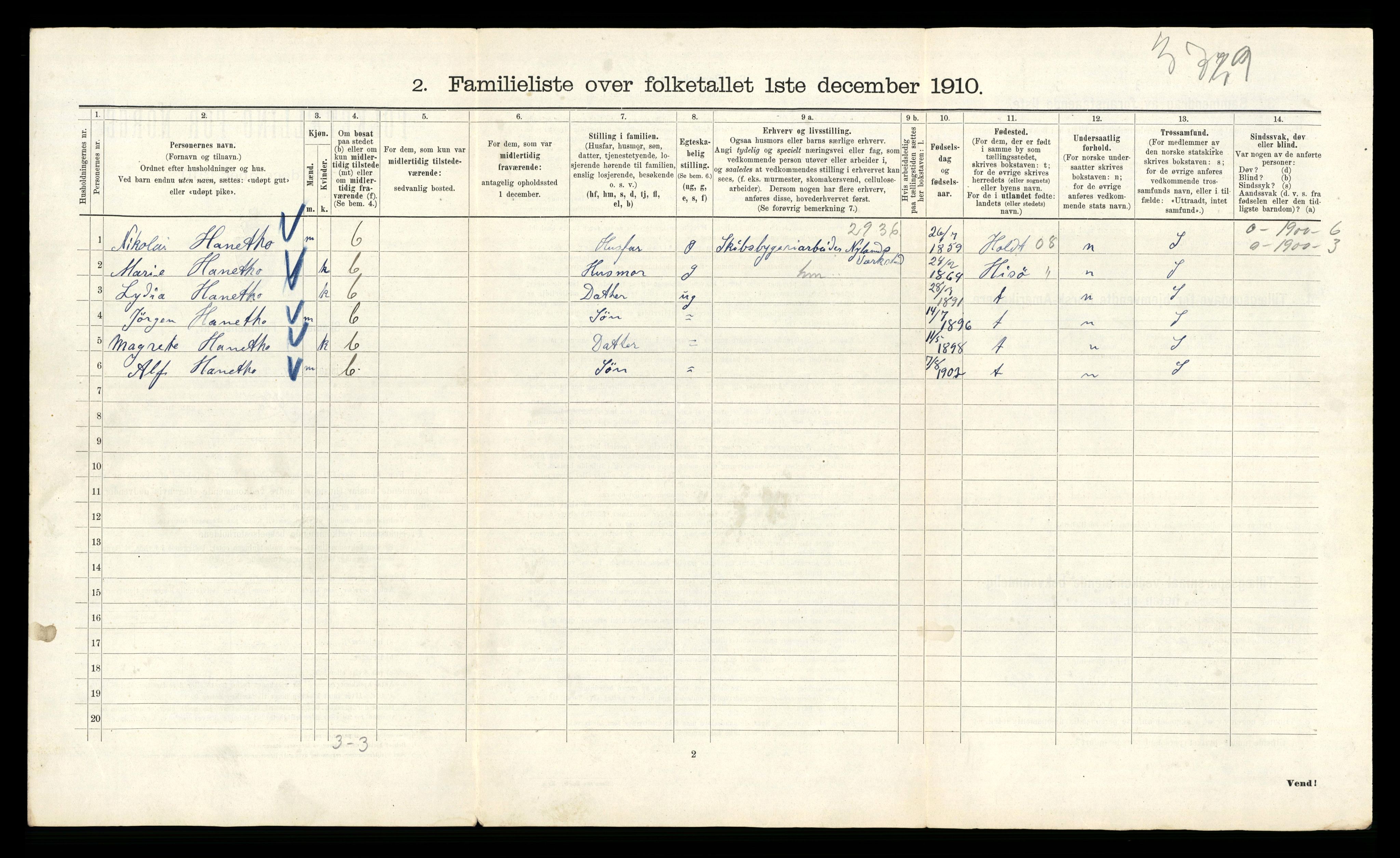 RA, 1910 census for Kristiania, 1910, p. 42404