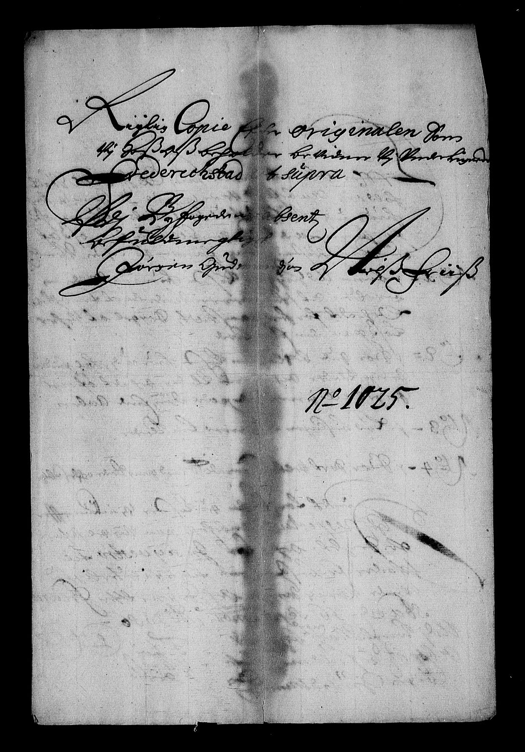 Stattholderembetet 1572-1771, RA/EA-2870/Af/L0001: Avskrifter av vedlegg til originale supplikker, nummerert i samsvar med supplikkbøkene, 1683-1687, p. 165