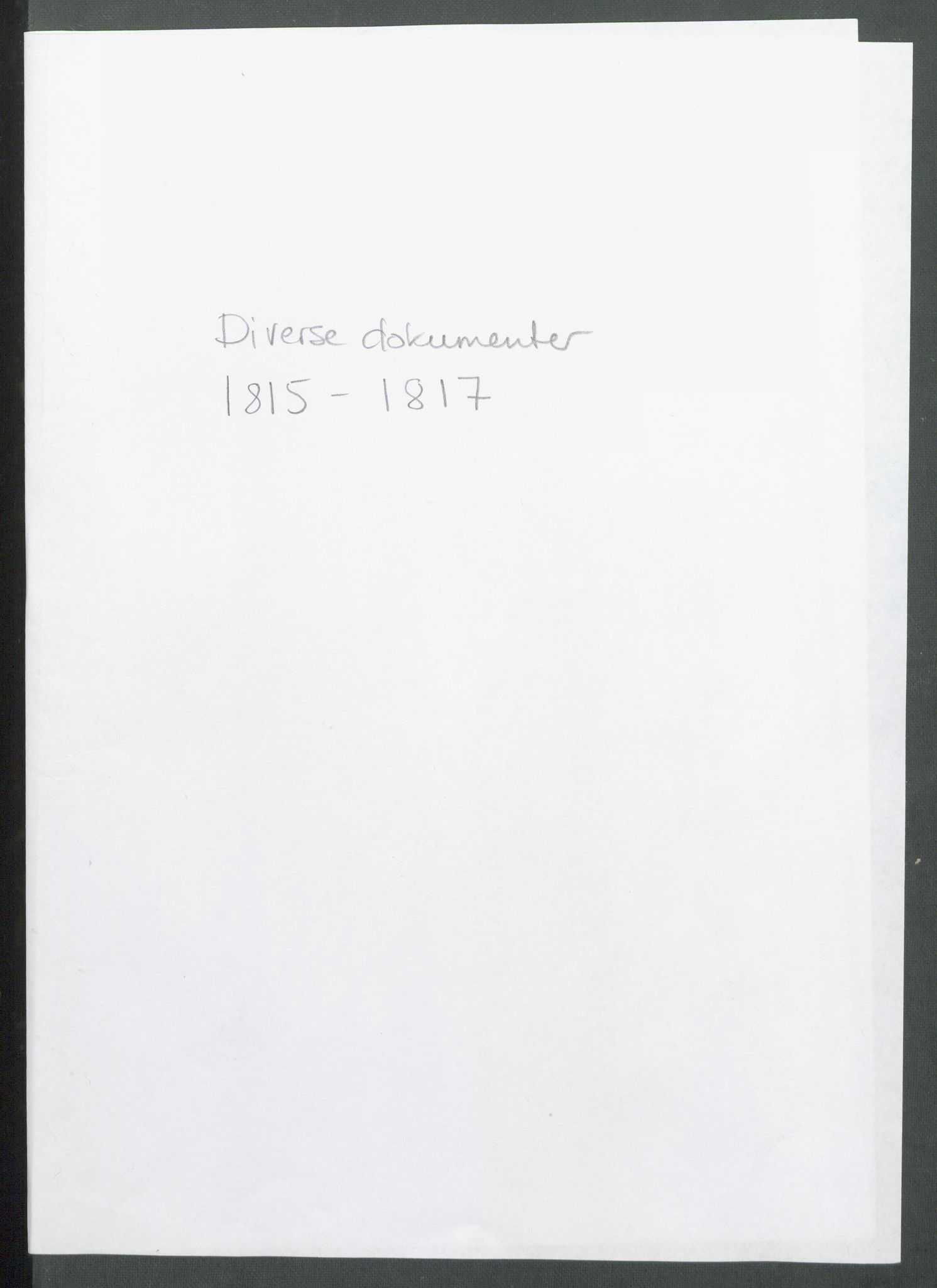 Forskjellige samlinger, Historisk-kronologisk samling, AV/RA-EA-4029/G/Ga/L0009B: Historisk-kronologisk samling. Dokumenter fra oktober 1814, årene 1815 og 1816, Christian Frederiks regnskapsbok 1814 - 1848., 1814-1848, p. 255