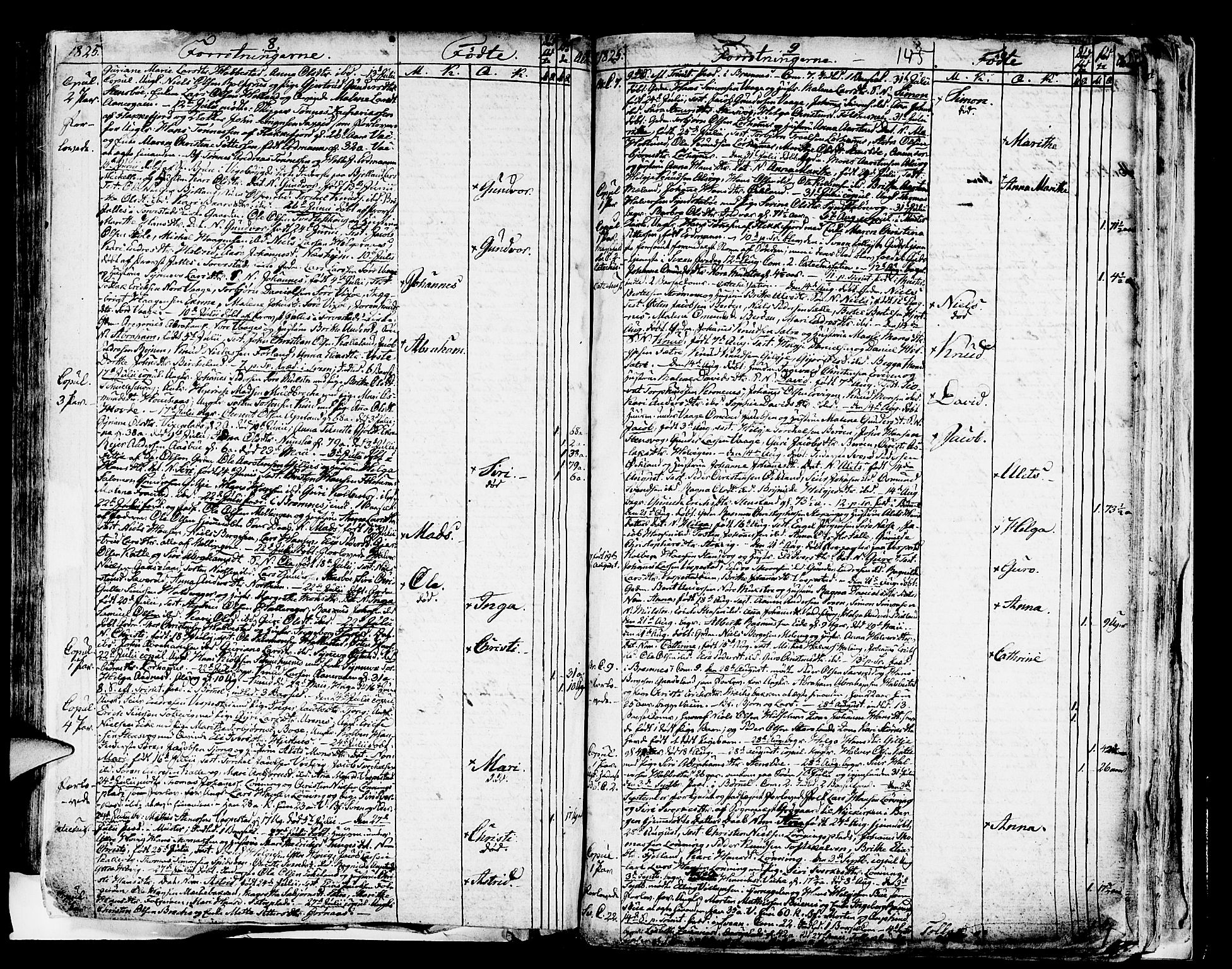 Finnås sokneprestembete, SAB/A-99925/H/Ha/Haa/Haaa/L0004: Parish register (official) no. A 4, 1804-1830, p. 145