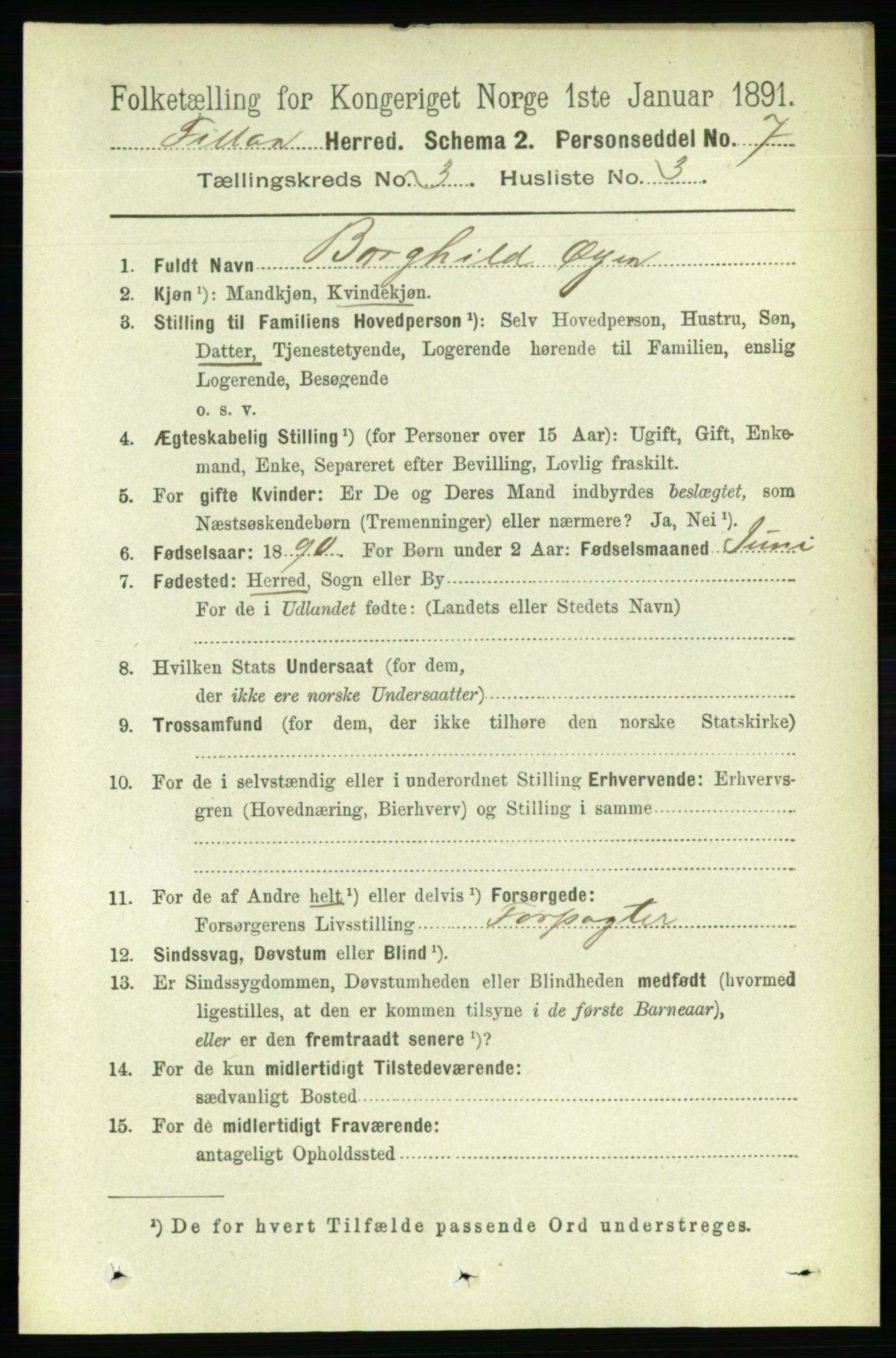 RA, 1891 census for 1616 Fillan, 1891, p. 474