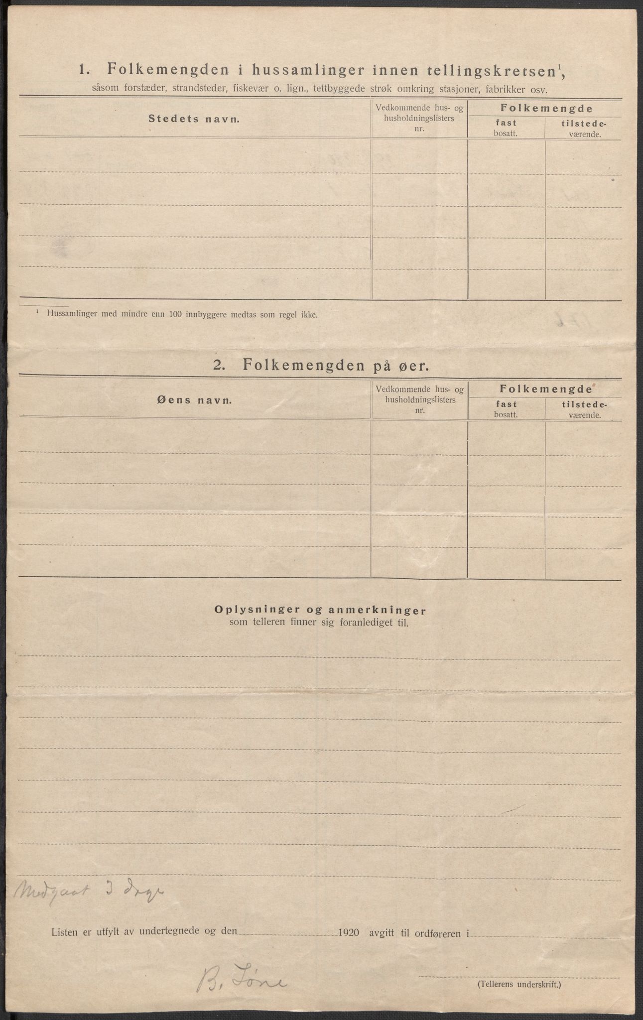 SAB, 1920 census for Voss, 1920, p. 37