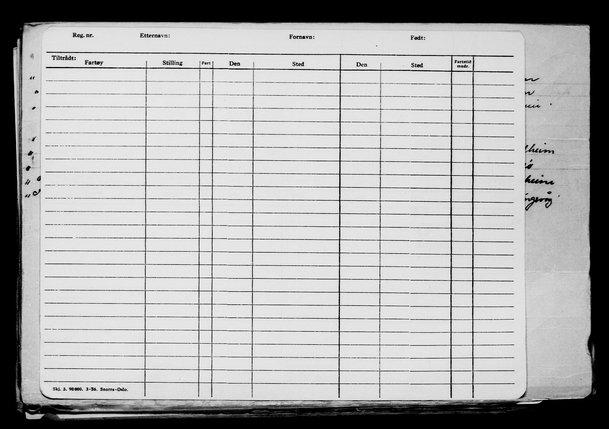 Direktoratet for sjømenn, AV/RA-S-3545/G/Gb/L0142: Hovedkort, 1916, p. 2