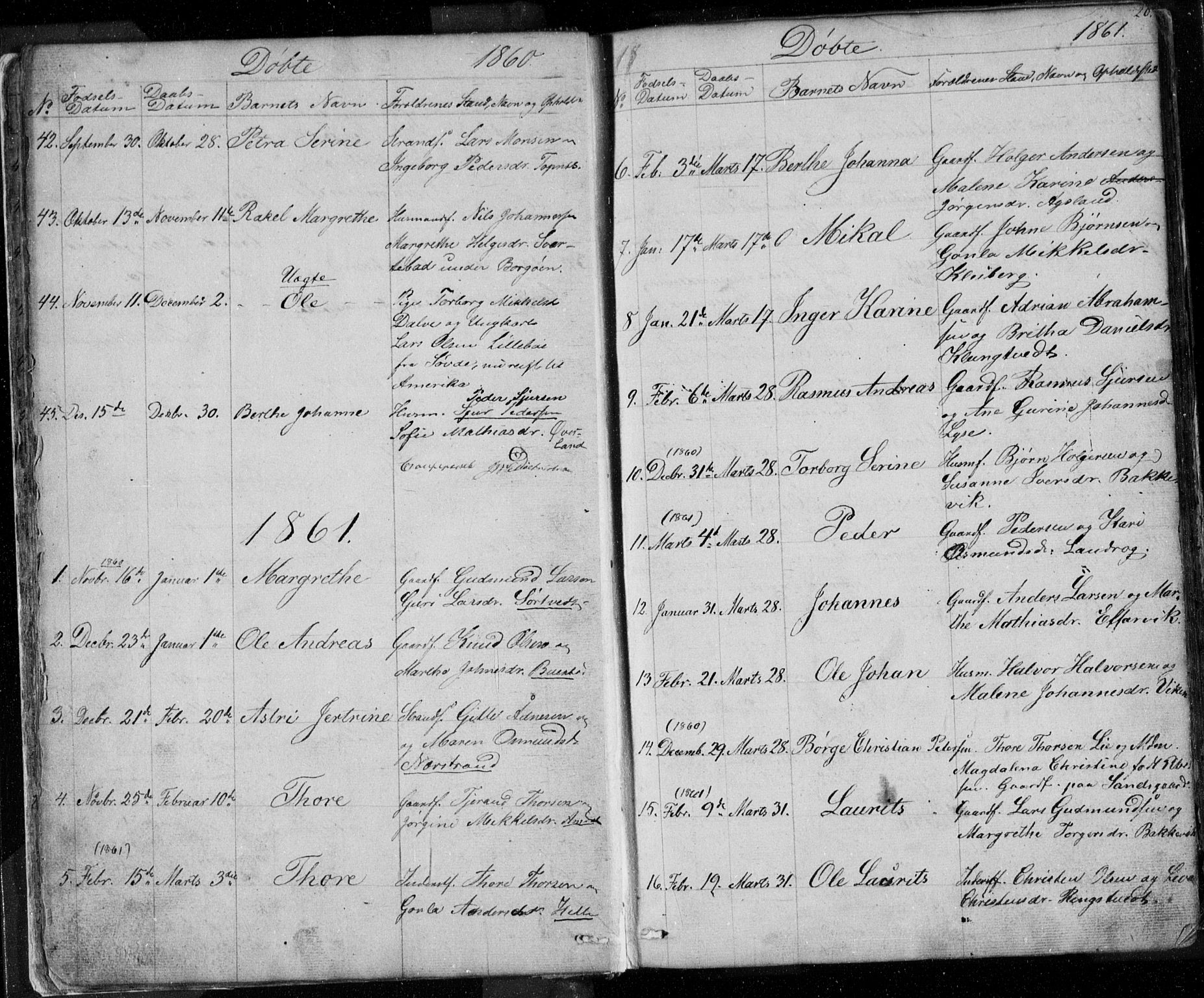 Nedstrand sokneprestkontor, AV/SAST-A-101841/01/V: Parish register (copy) no. B 3, 1848-1933, p. 20