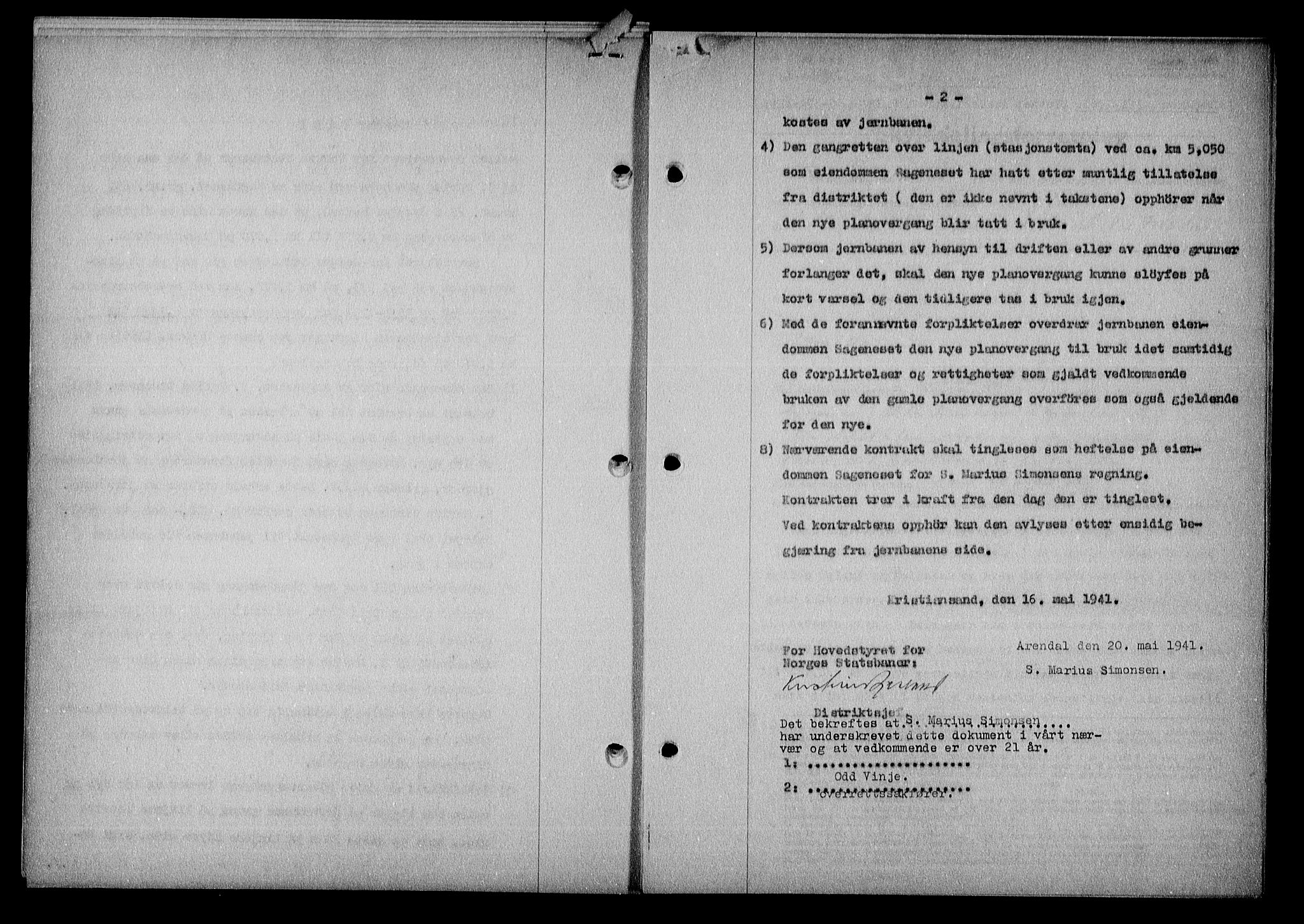 Nedenes sorenskriveri, SAK/1221-0006/G/Gb/Gba/L0048: Mortgage book no. A-II, 1940-1941, Diary no: : 360/1941