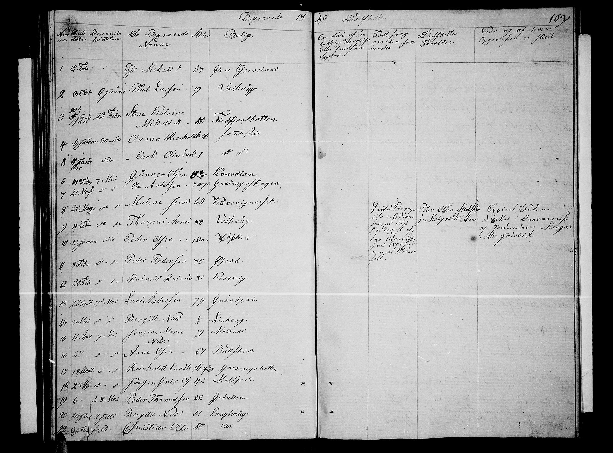 Lenvik sokneprestembete, SATØ/S-1310/H/Ha/Hab/L0002klokker: Parish register (copy) no. 2, 1838-1843, p. 103