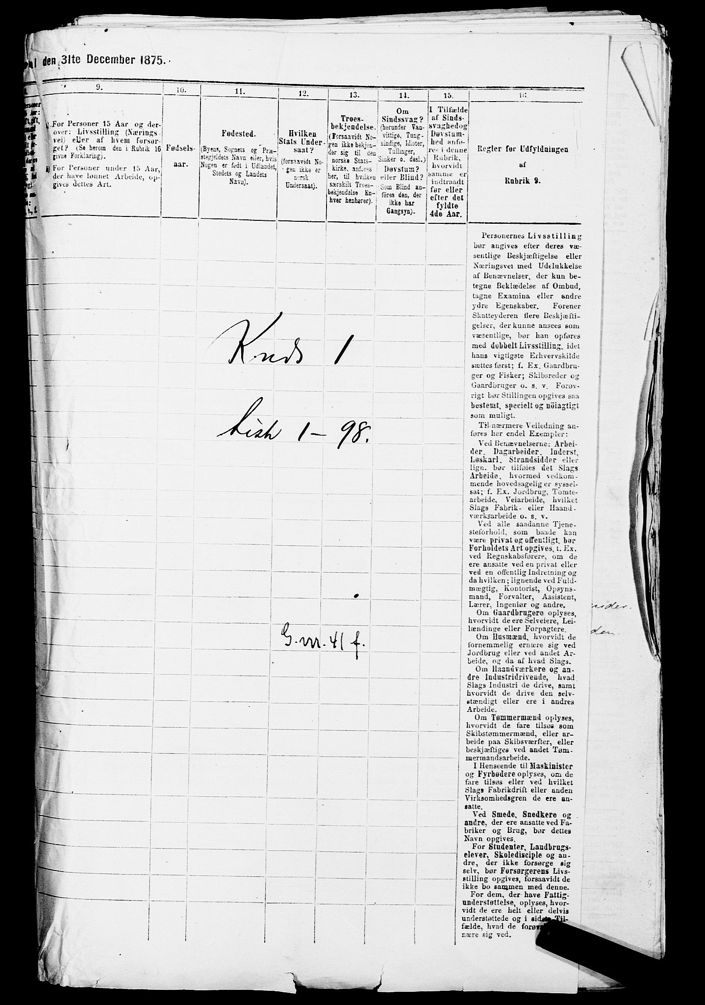 SAKO, 1875 census for 0813P Eidanger, 1875, p. 53