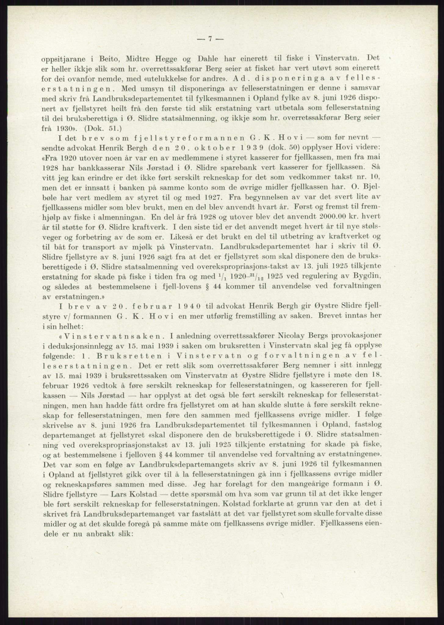 Høyfjellskommisjonen, AV/RA-S-1546/X/Xa/L0001: Nr. 1-33, 1909-1953, p. 5976