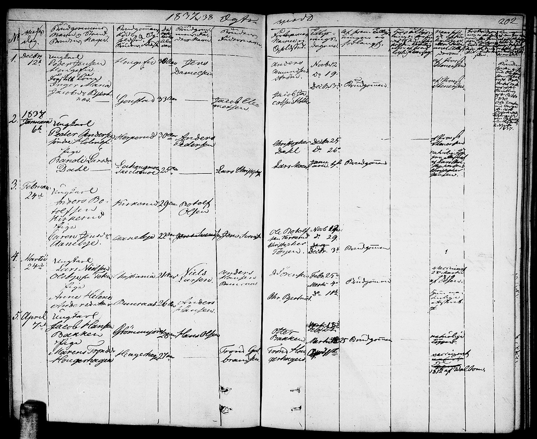 Nittedal prestekontor Kirkebøker, AV/SAO-A-10365a/F/Fa/L0004: Parish register (official) no. I 4, 1836-1849, p. 202