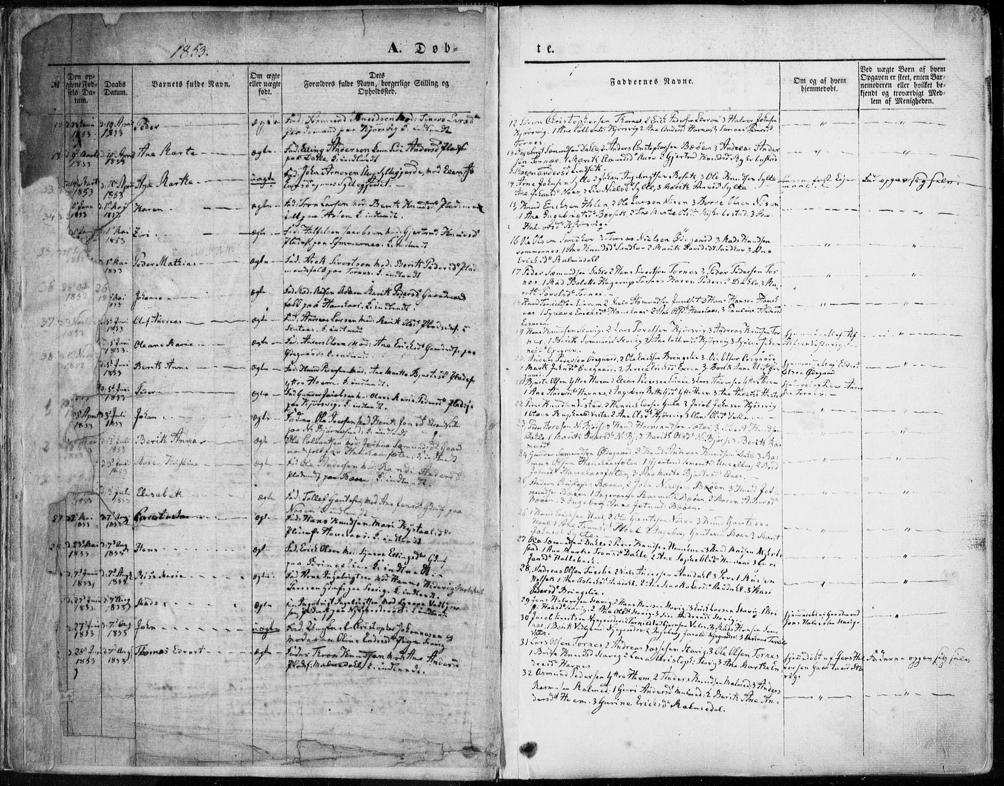 Ministerialprotokoller, klokkerbøker og fødselsregistre - Møre og Romsdal, AV/SAT-A-1454/565/L0748: Parish register (official) no. 565A02, 1845-1872, p. 22