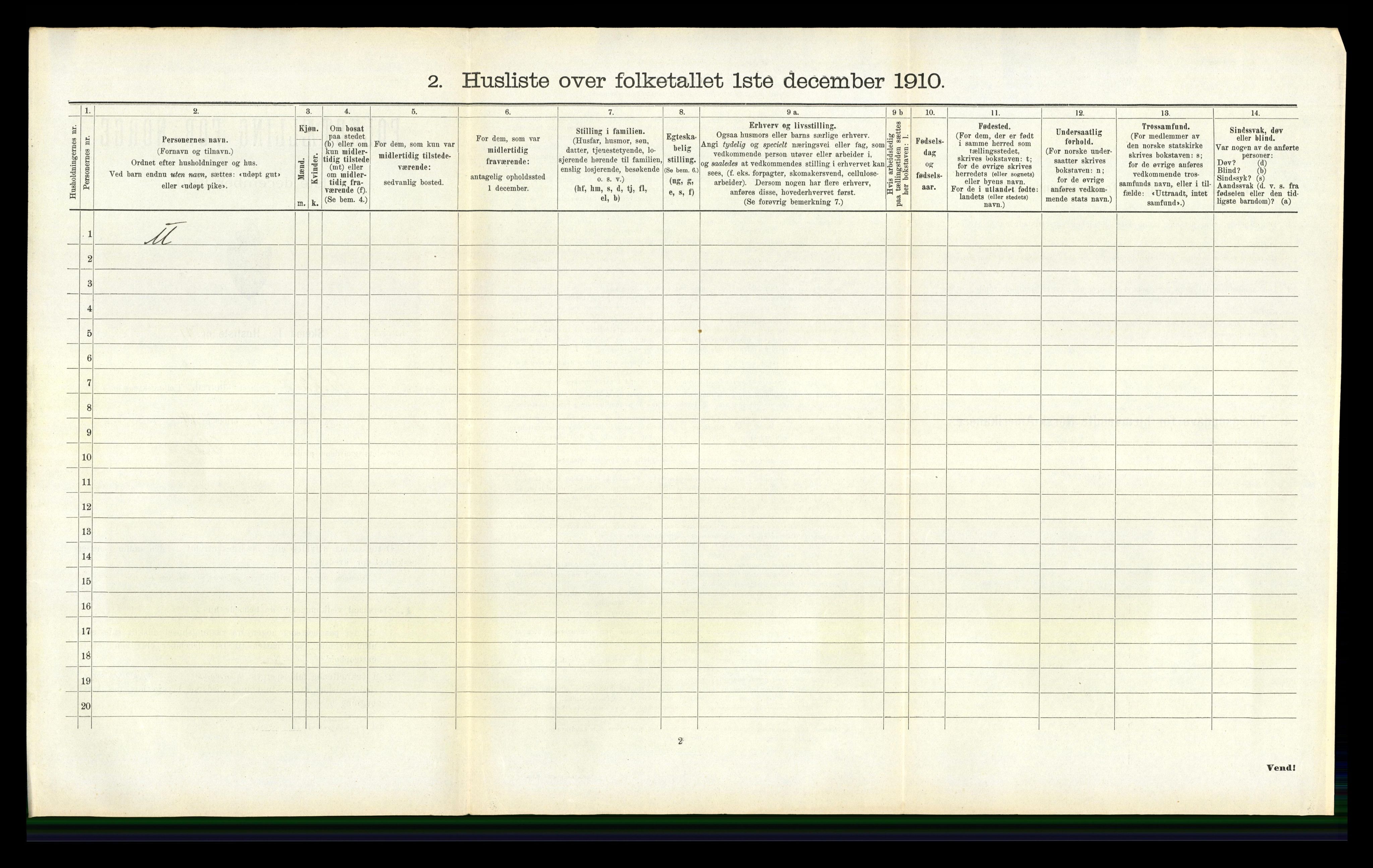 RA, 1910 census for Skåtøy, 1910, p. 1390