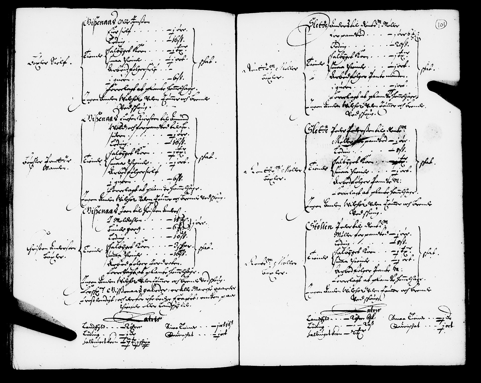 Rentekammeret inntil 1814, Realistisk ordnet avdeling, AV/RA-EA-4070/N/Nb/Nba/L0050: Orkdal fogderi, 1666, p. 100b-101a