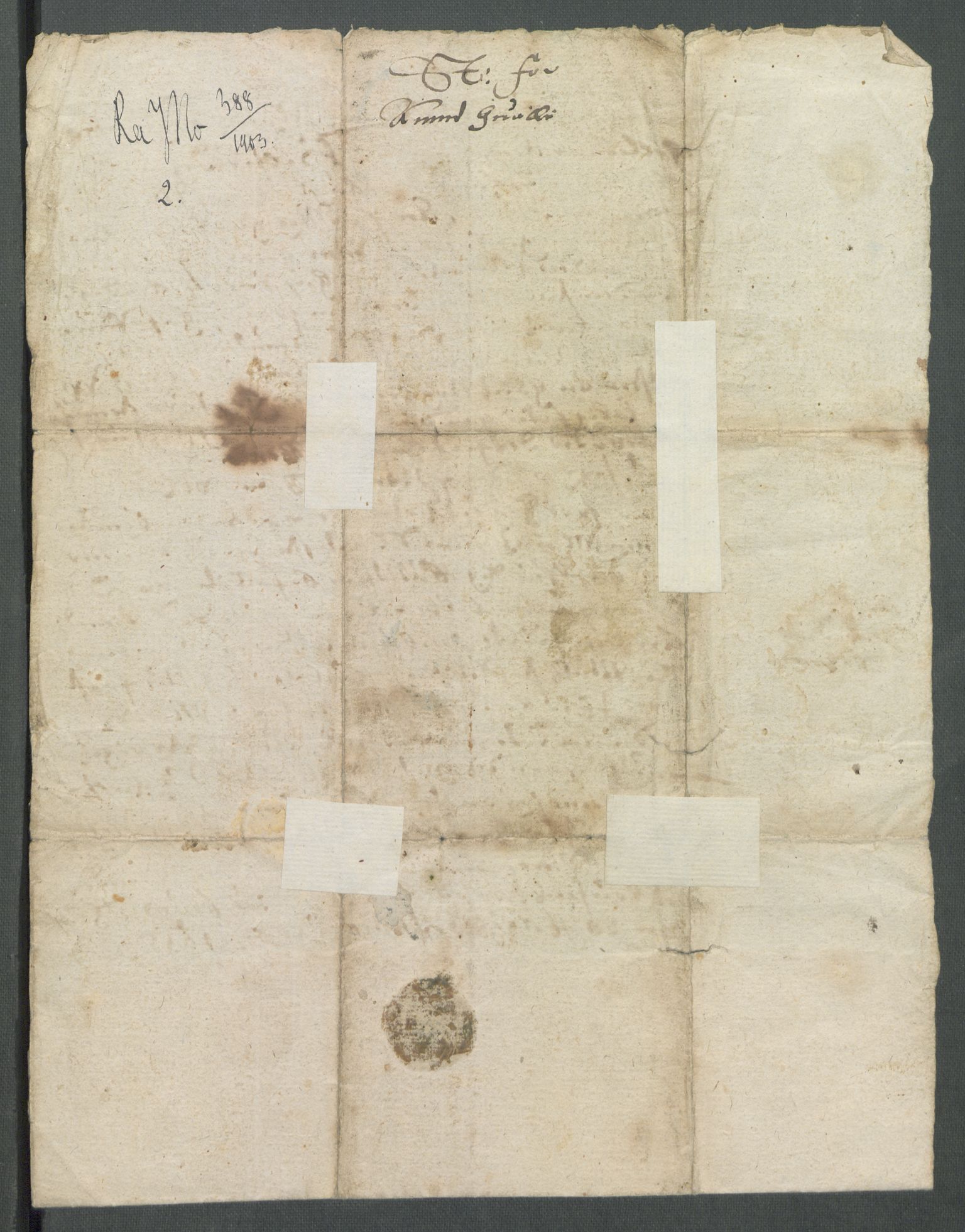 Riksarkivets diplomsamling, AV/RA-EA-5965/F02/L0124: Dokumenter, 1615, p. 5