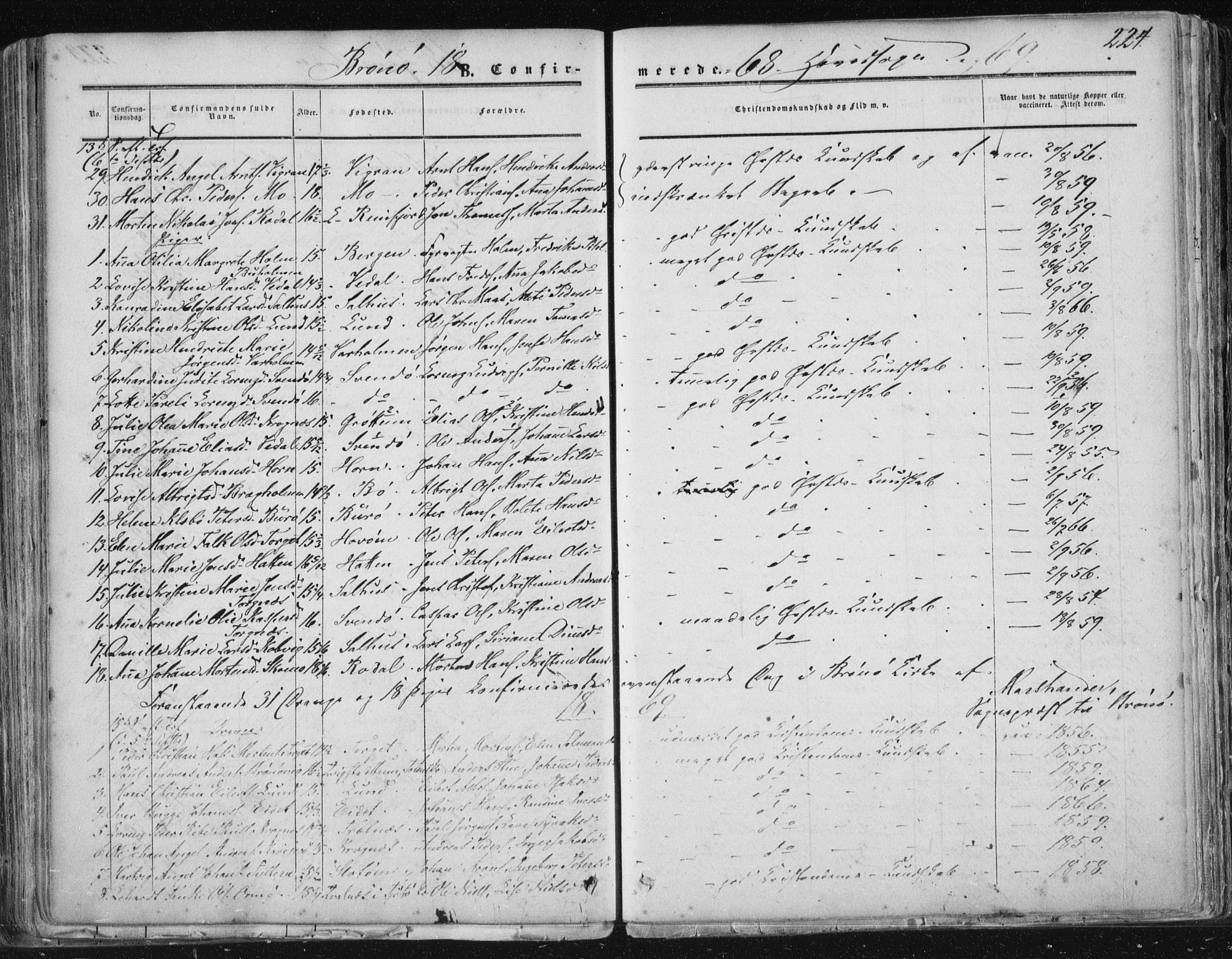 Ministerialprotokoller, klokkerbøker og fødselsregistre - Nordland, SAT/A-1459/813/L0198: Parish register (official) no. 813A08, 1834-1874, p. 224